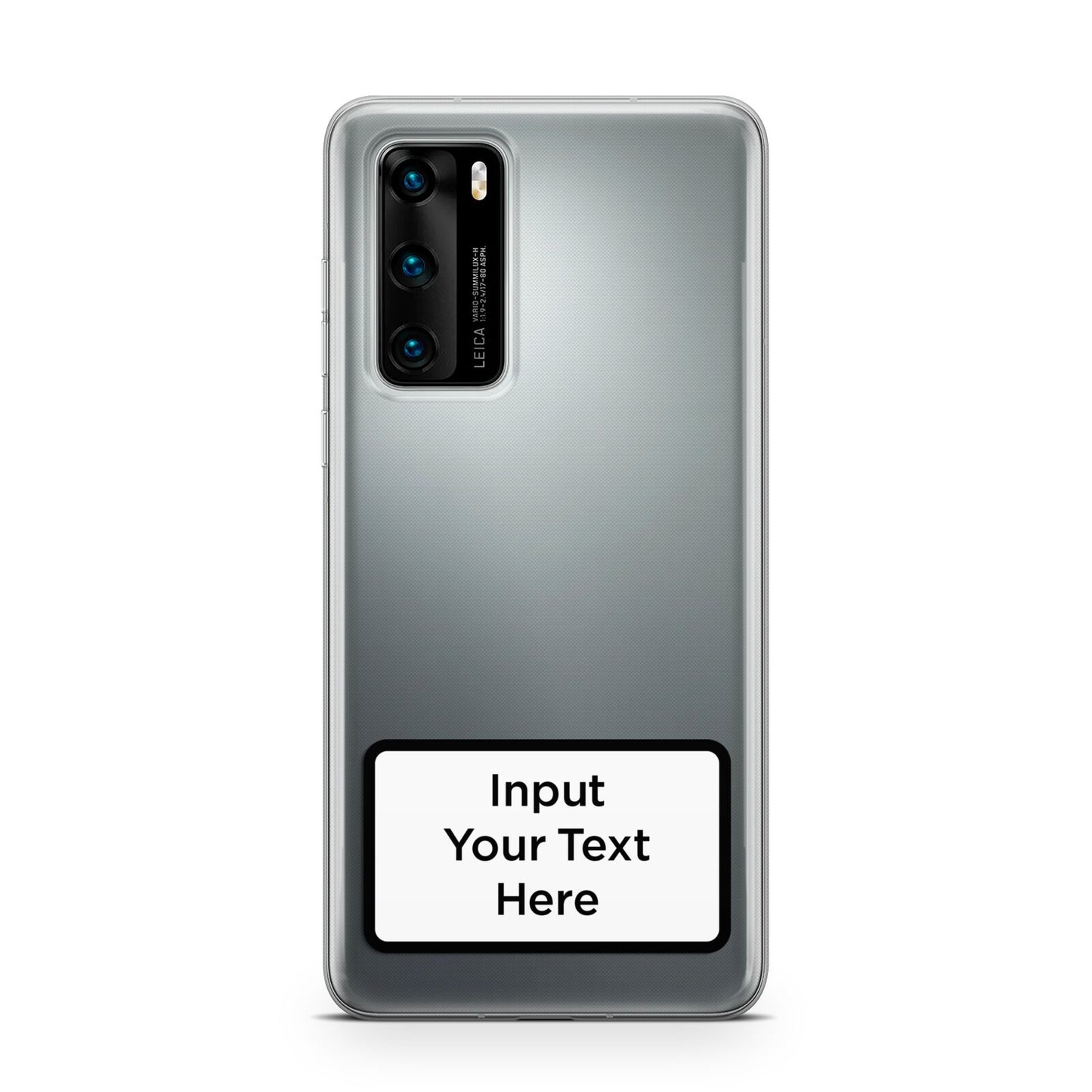 Personalised Warning Label Huawei P40 Phone Case