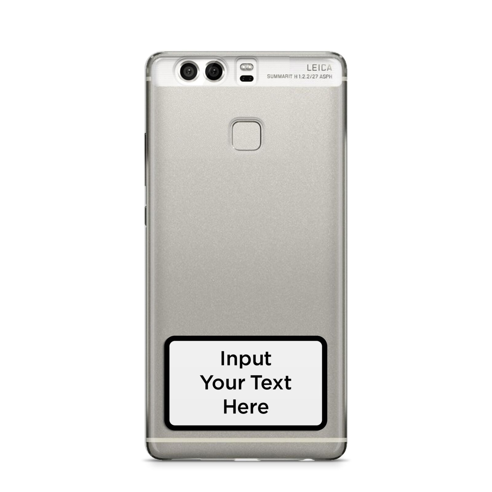 Personalised Warning Label Huawei P9 Case