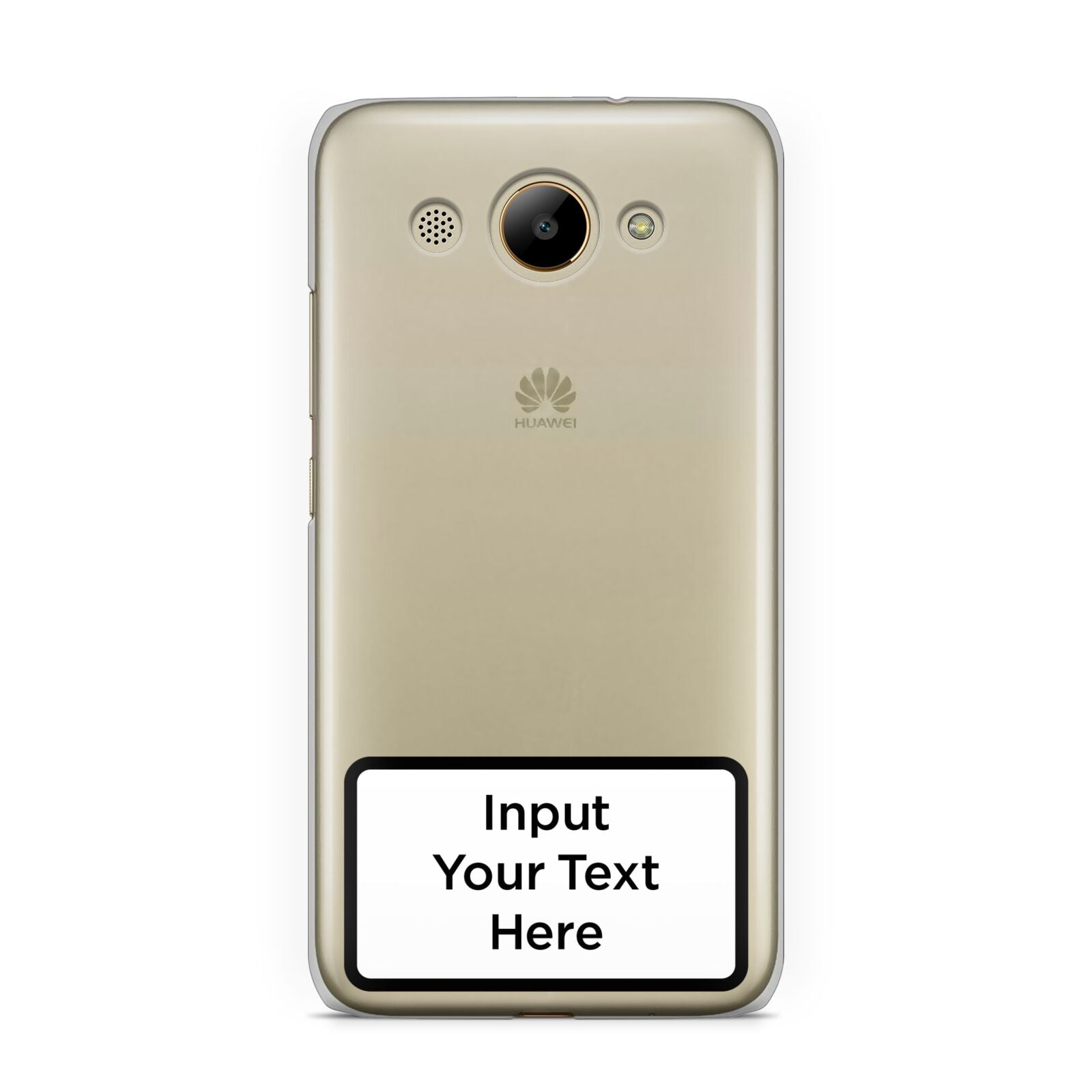 Personalised Warning Label Huawei Y3 2017