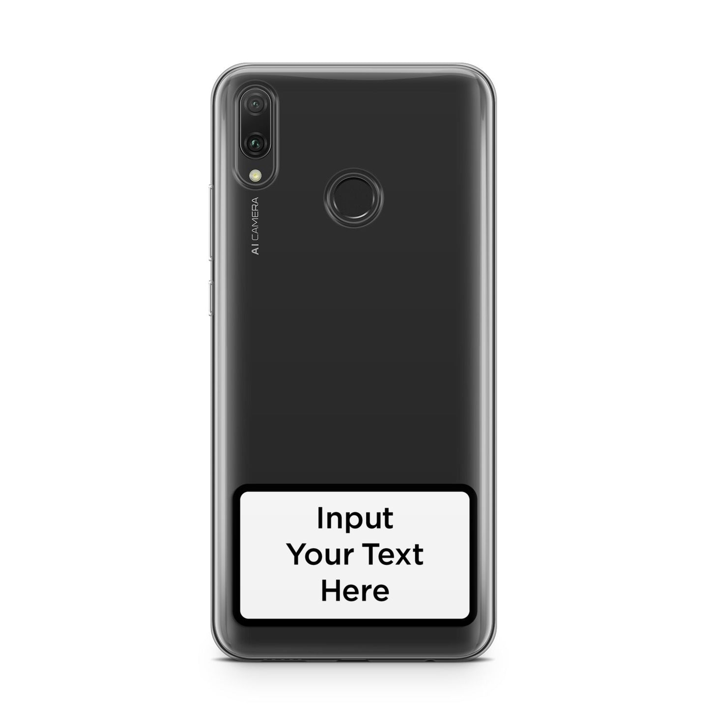 Personalised Warning Label Huawei Y9 2019