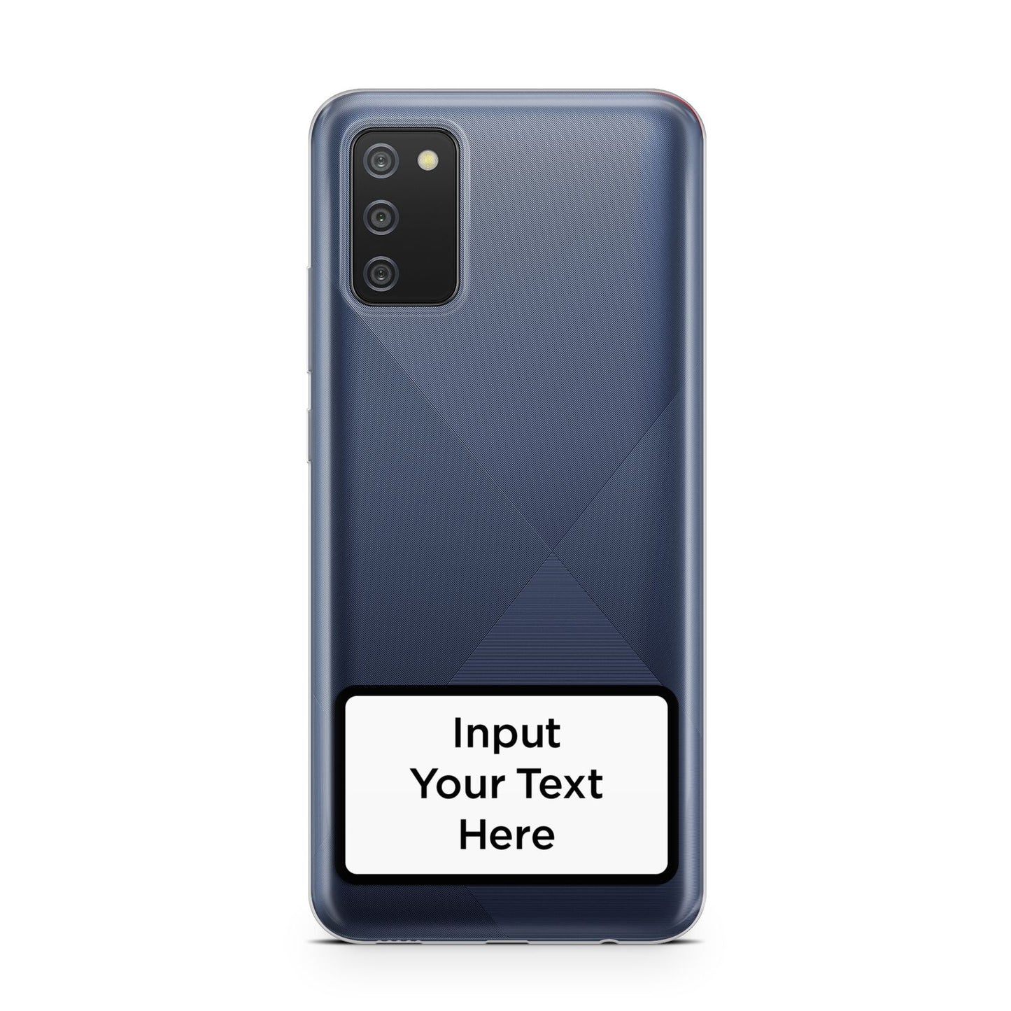 Personalised Warning Label Samsung A02s Case