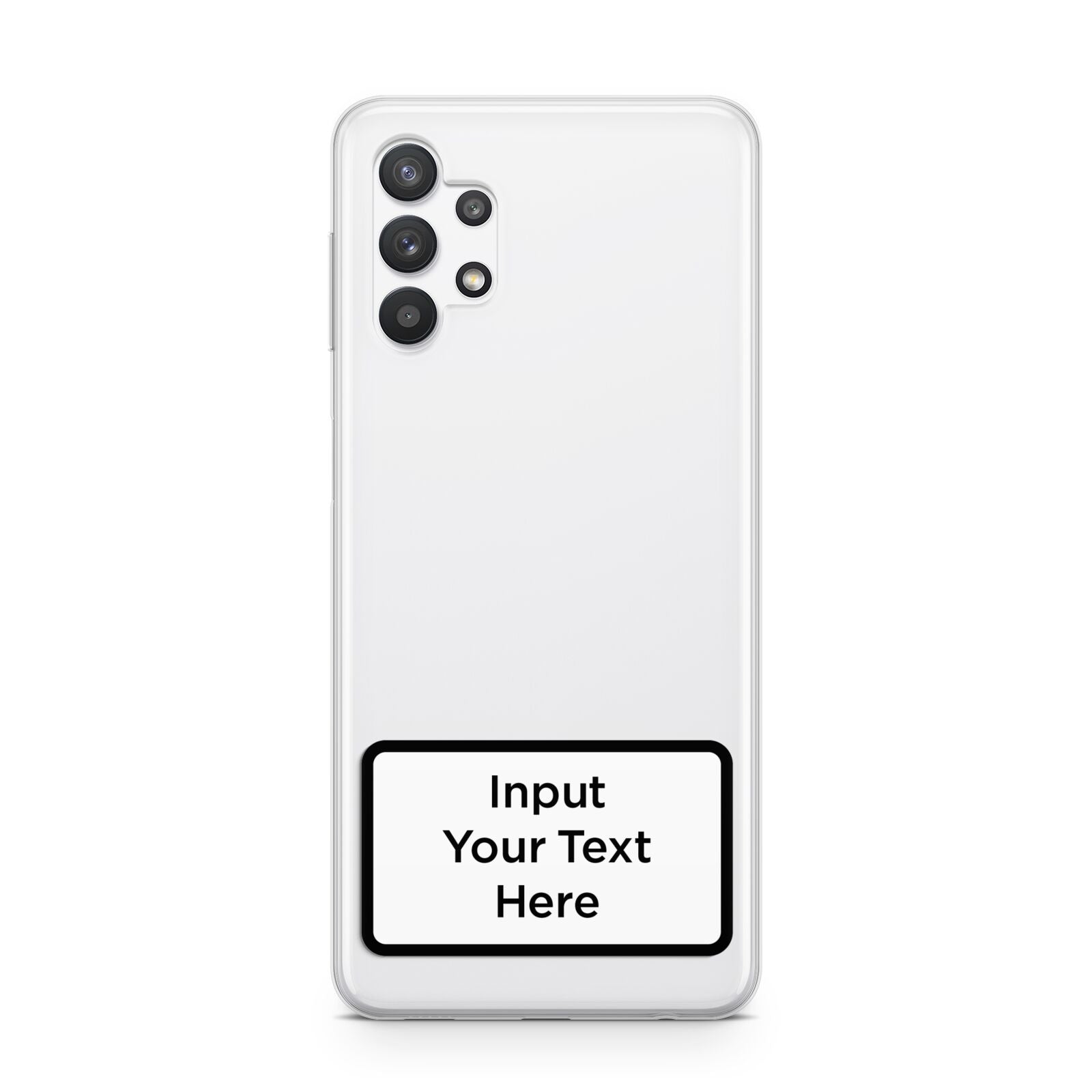 Personalised Warning Label Samsung A32 5G Case