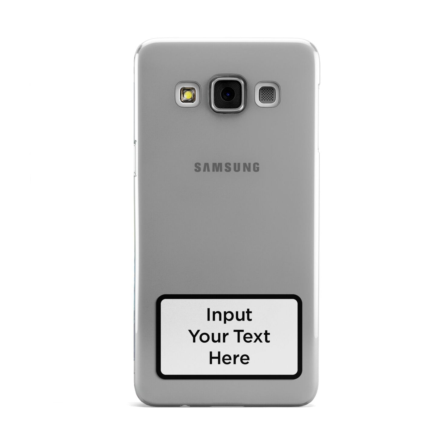 Personalised Warning Label Samsung Galaxy A3 Case