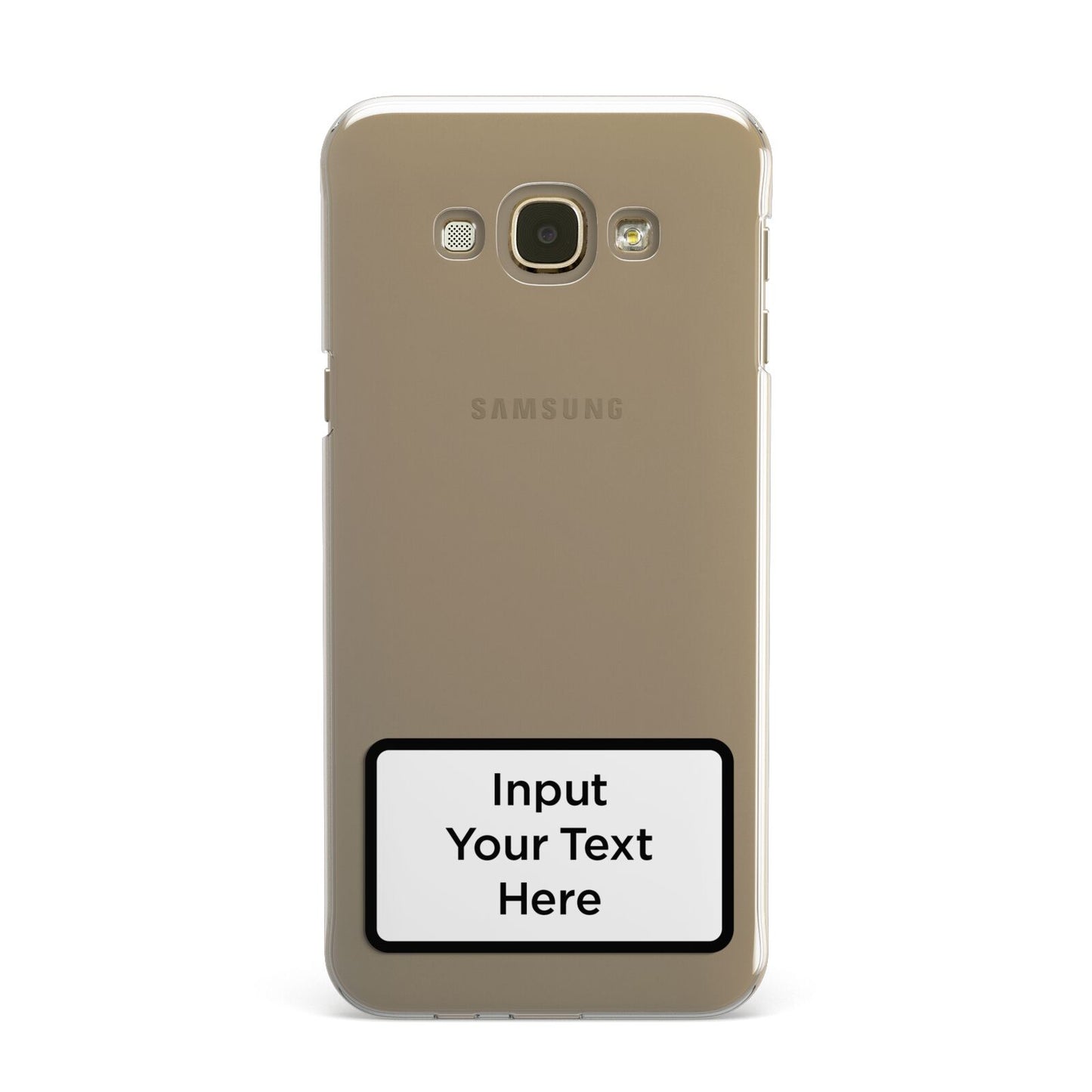 Personalised Warning Label Samsung Galaxy A8 Case