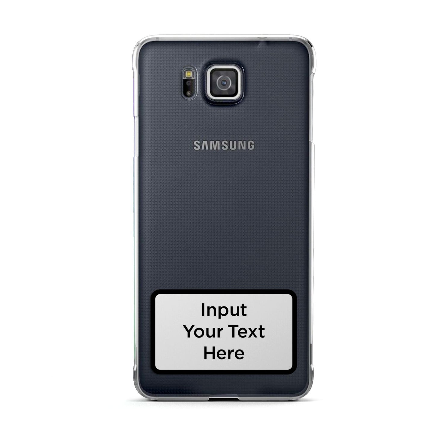 Personalised Warning Label Samsung Galaxy Alpha Case