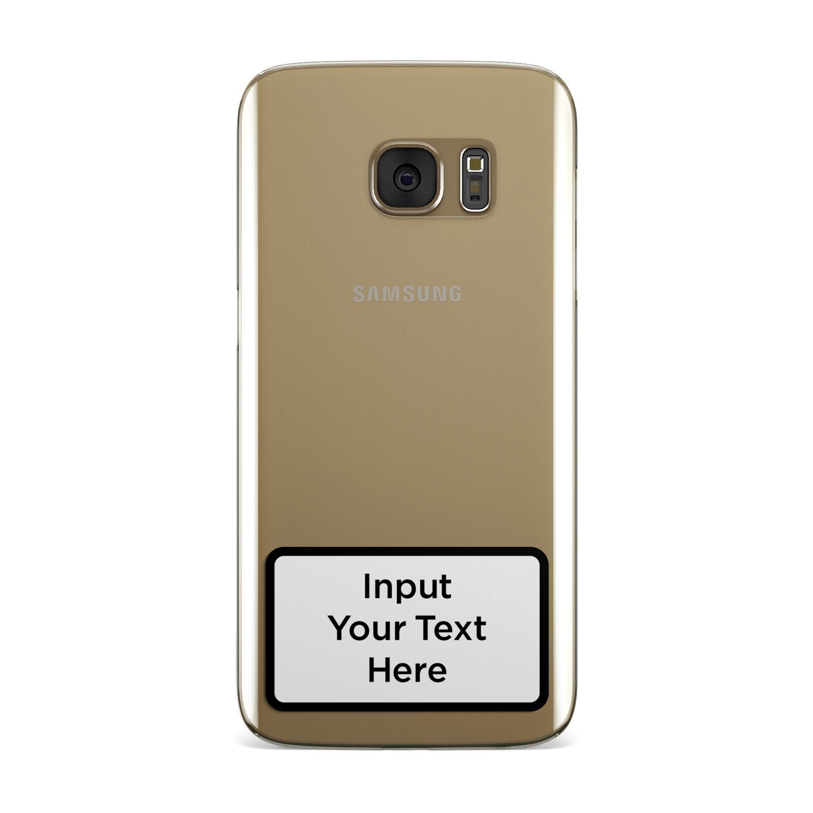 Personalised Warning Label Samsung Galaxy Case