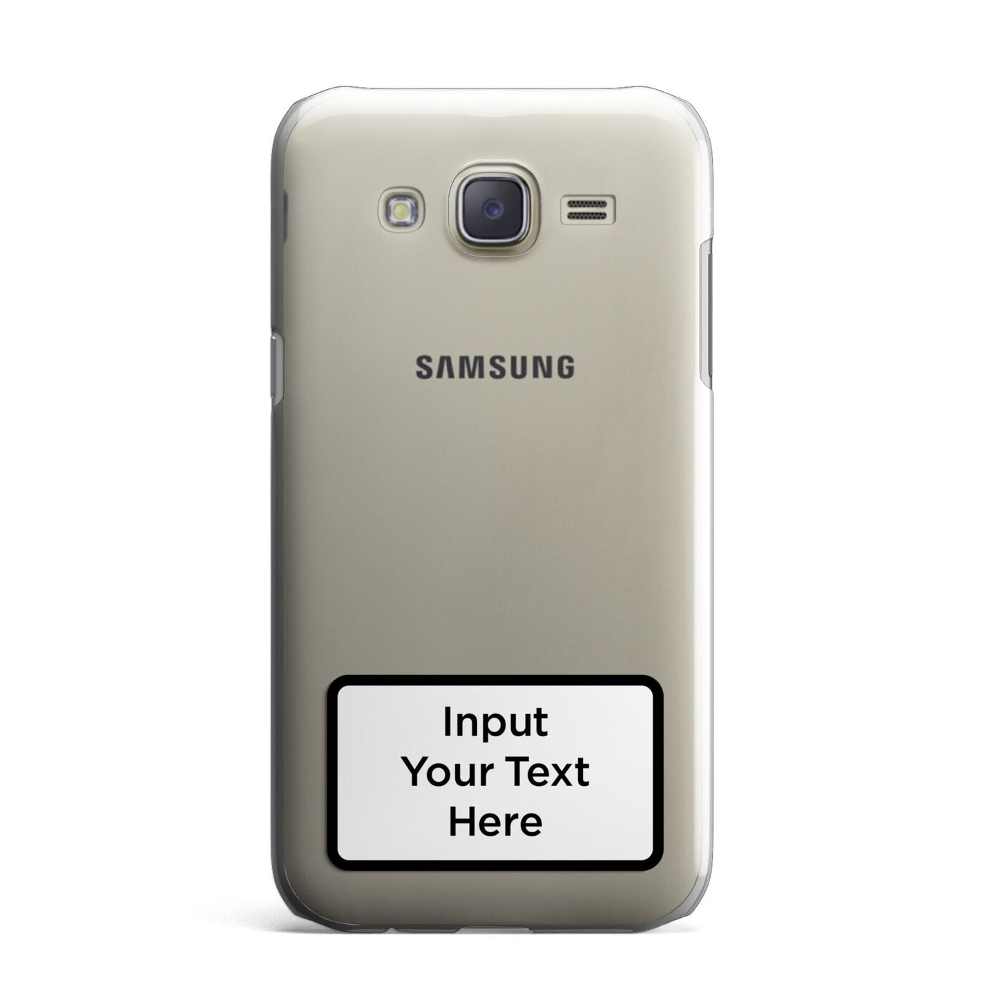 Personalised Warning Label Samsung Galaxy J7 Case