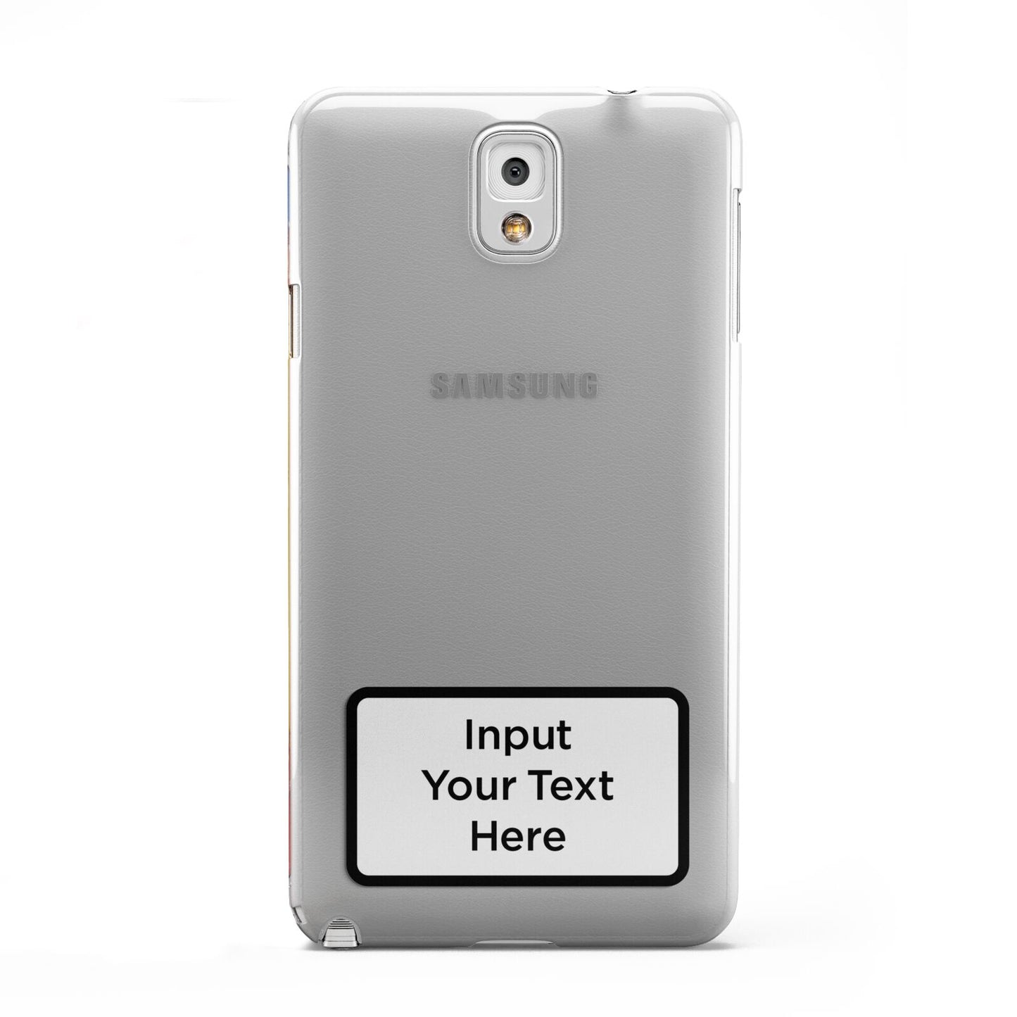 Personalised Warning Label Samsung Galaxy Note 3 Case