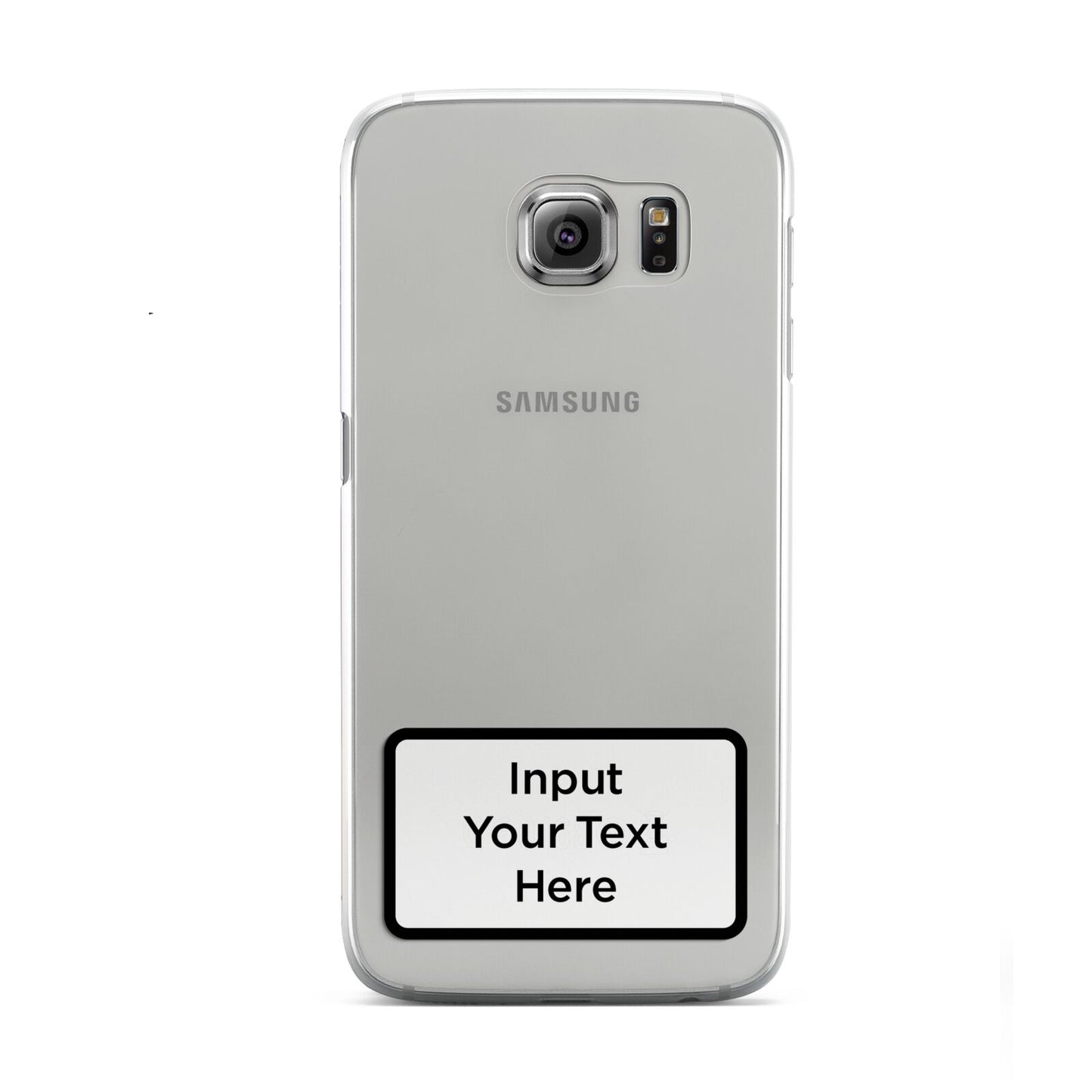 Personalised Warning Label Samsung Galaxy S6 Case