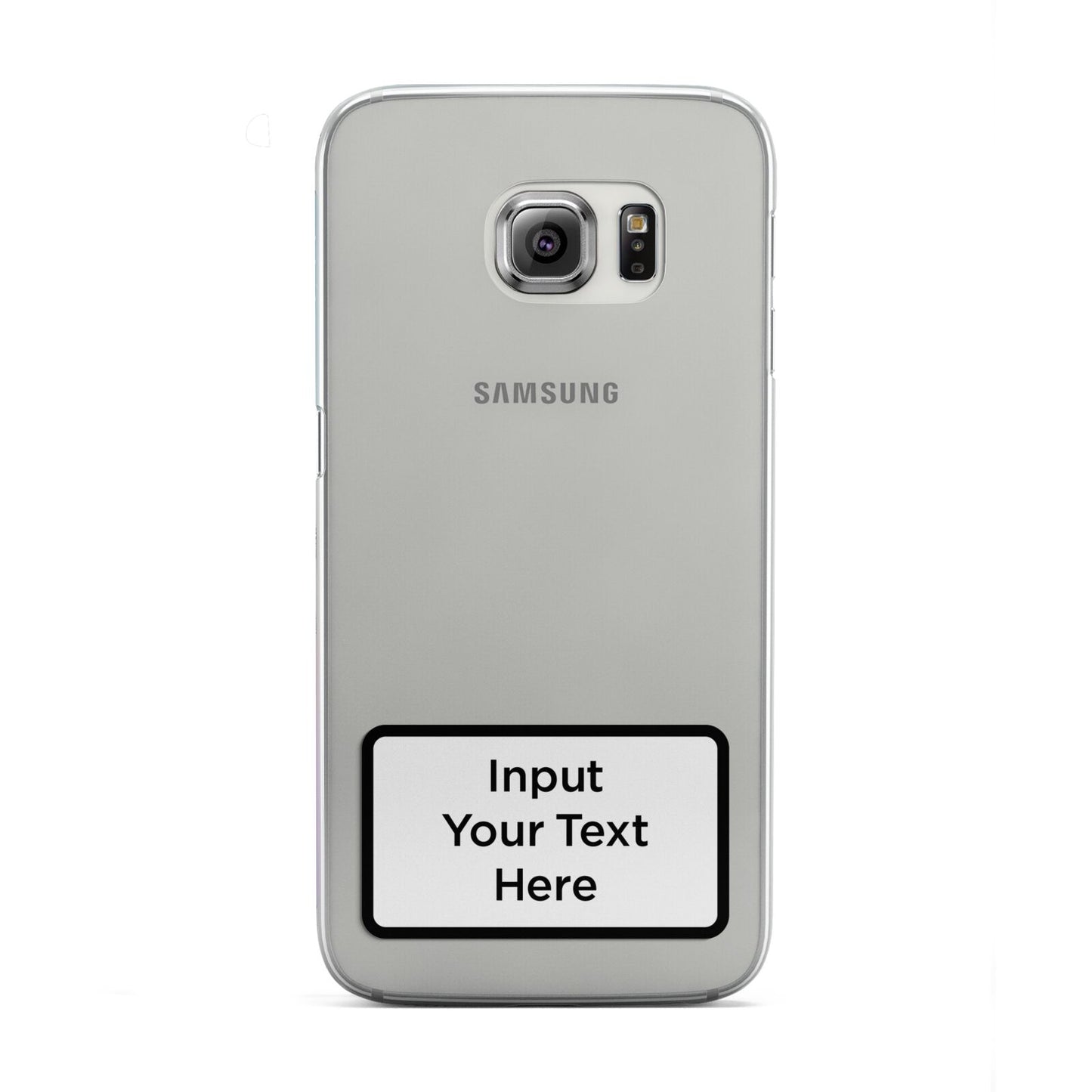 Personalised Warning Label Samsung Galaxy S6 Edge Case