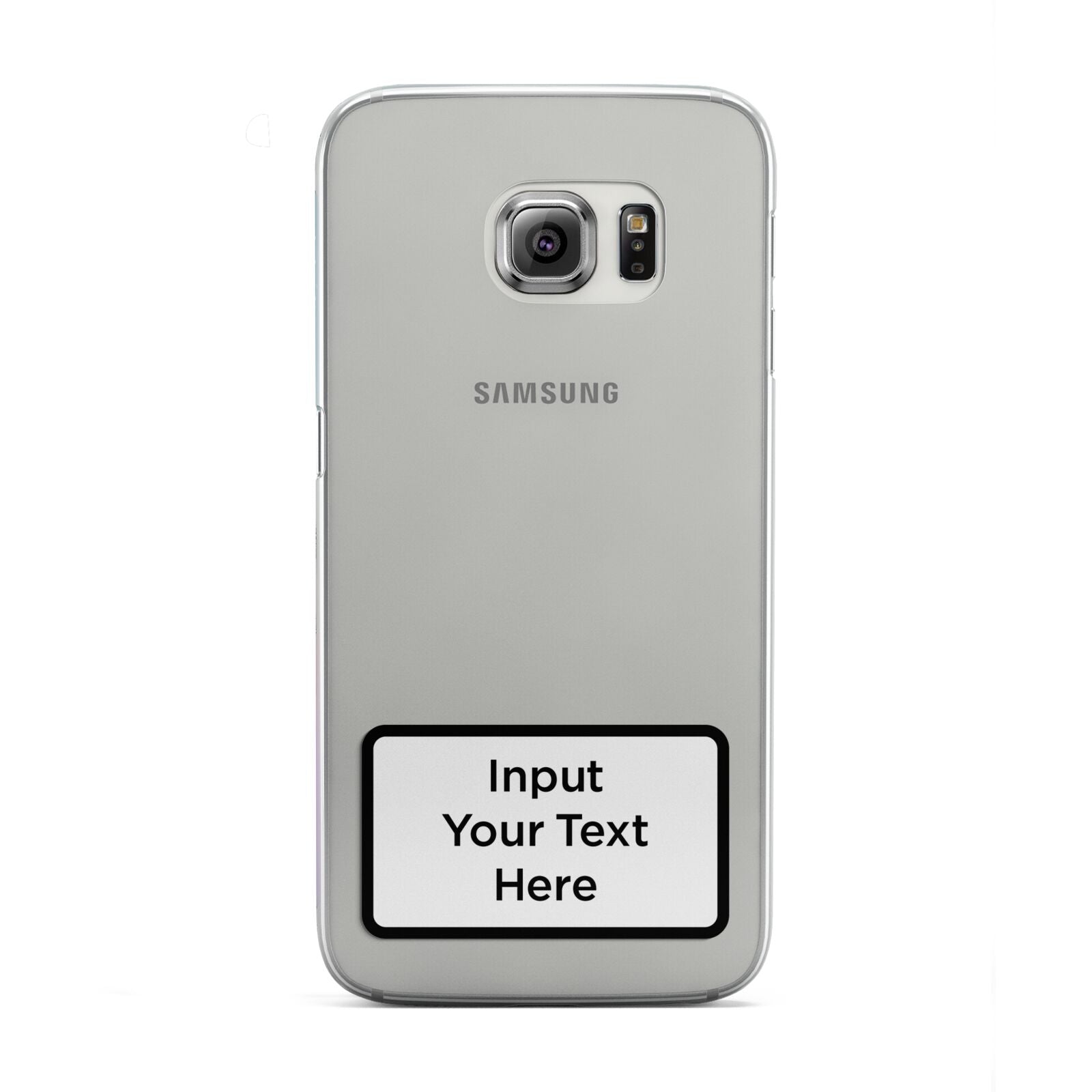 Personalised Warning Label Samsung Galaxy S6 Edge Case