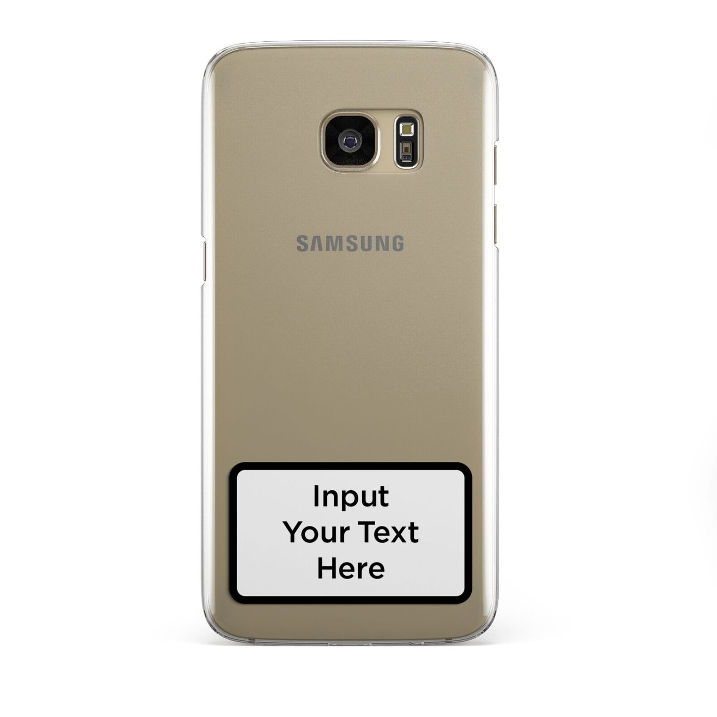 Personalised Warning Label Samsung Galaxy S7 Edge Case