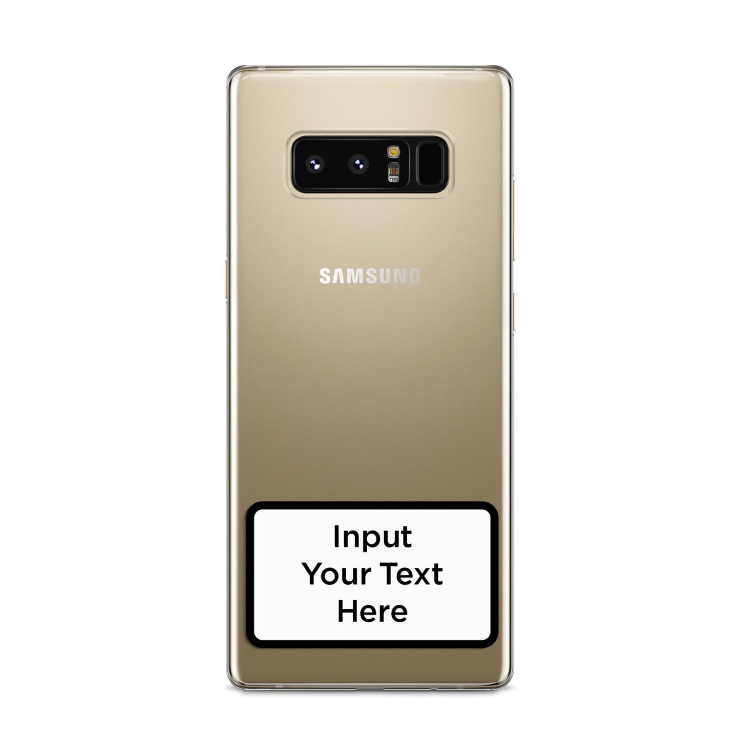 Personalised Warning Label Samsung Galaxy S8 Case