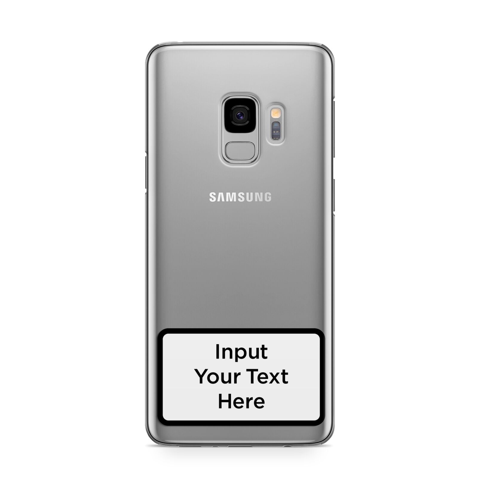 Personalised Warning Label Samsung Galaxy S9 Case