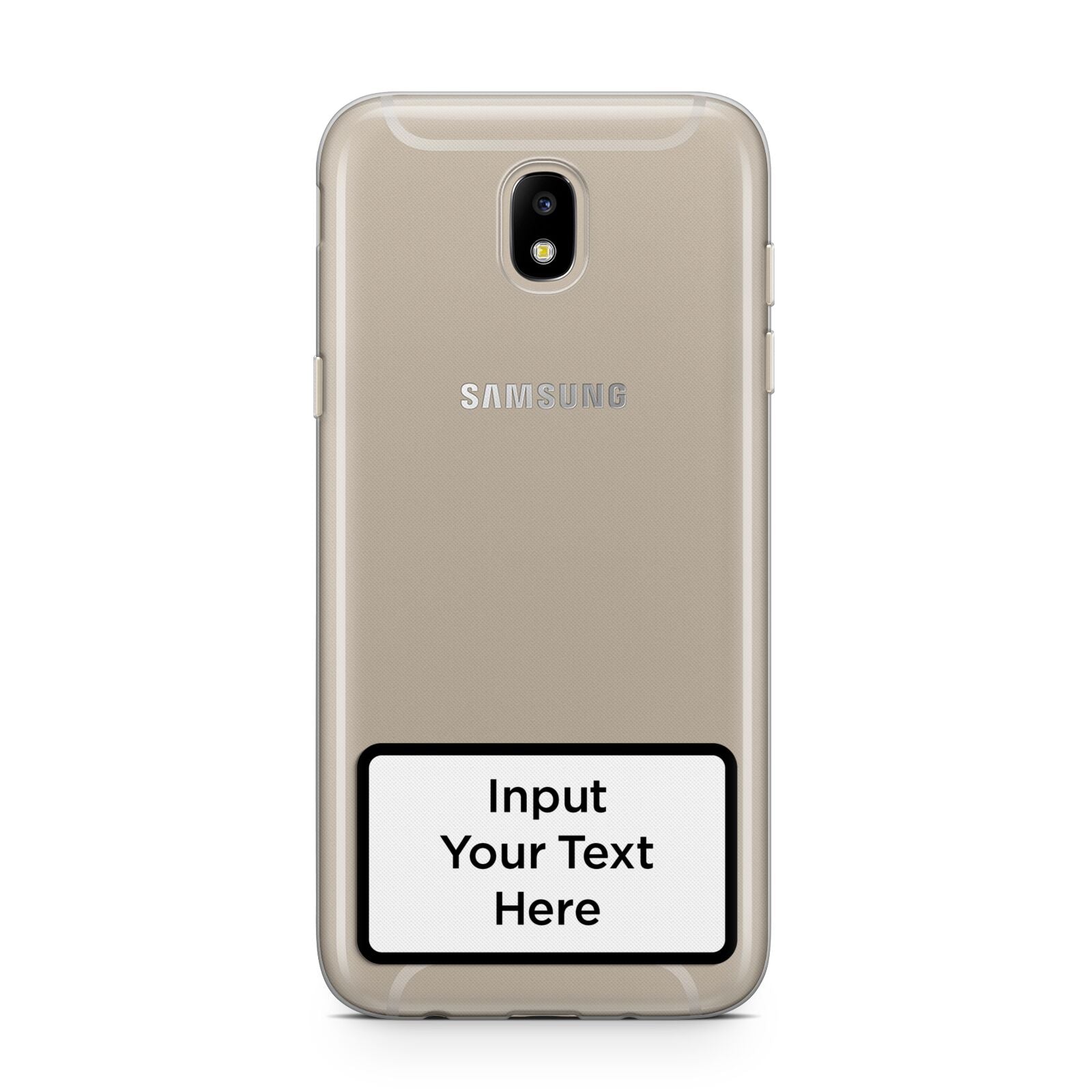 Personalised Warning Label Samsung J5 2017 Case