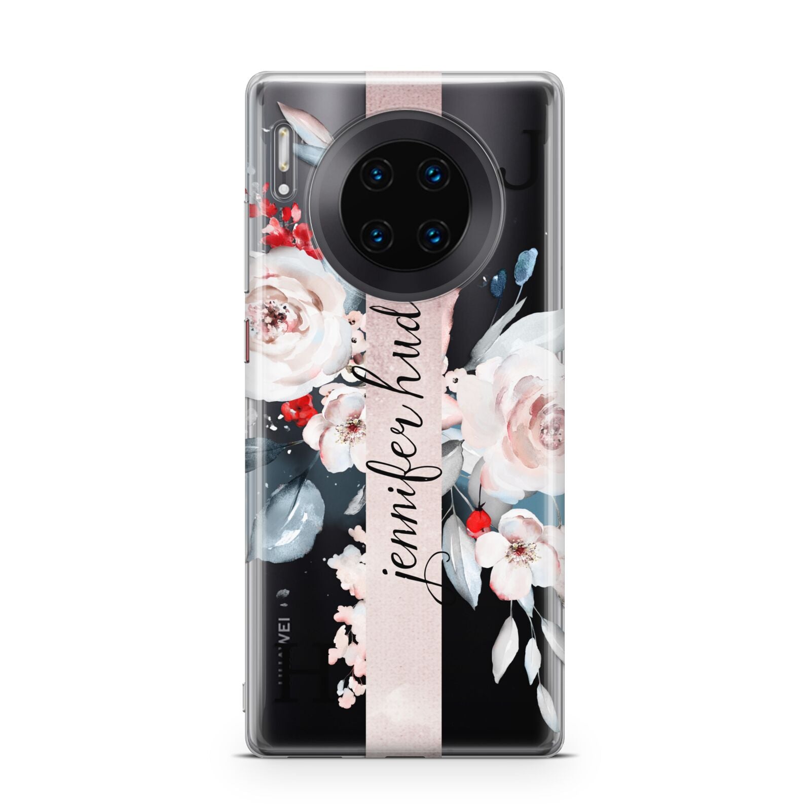 Personalised Watercolour Bouquet Roses Huawei Mate 30 Pro Phone Case