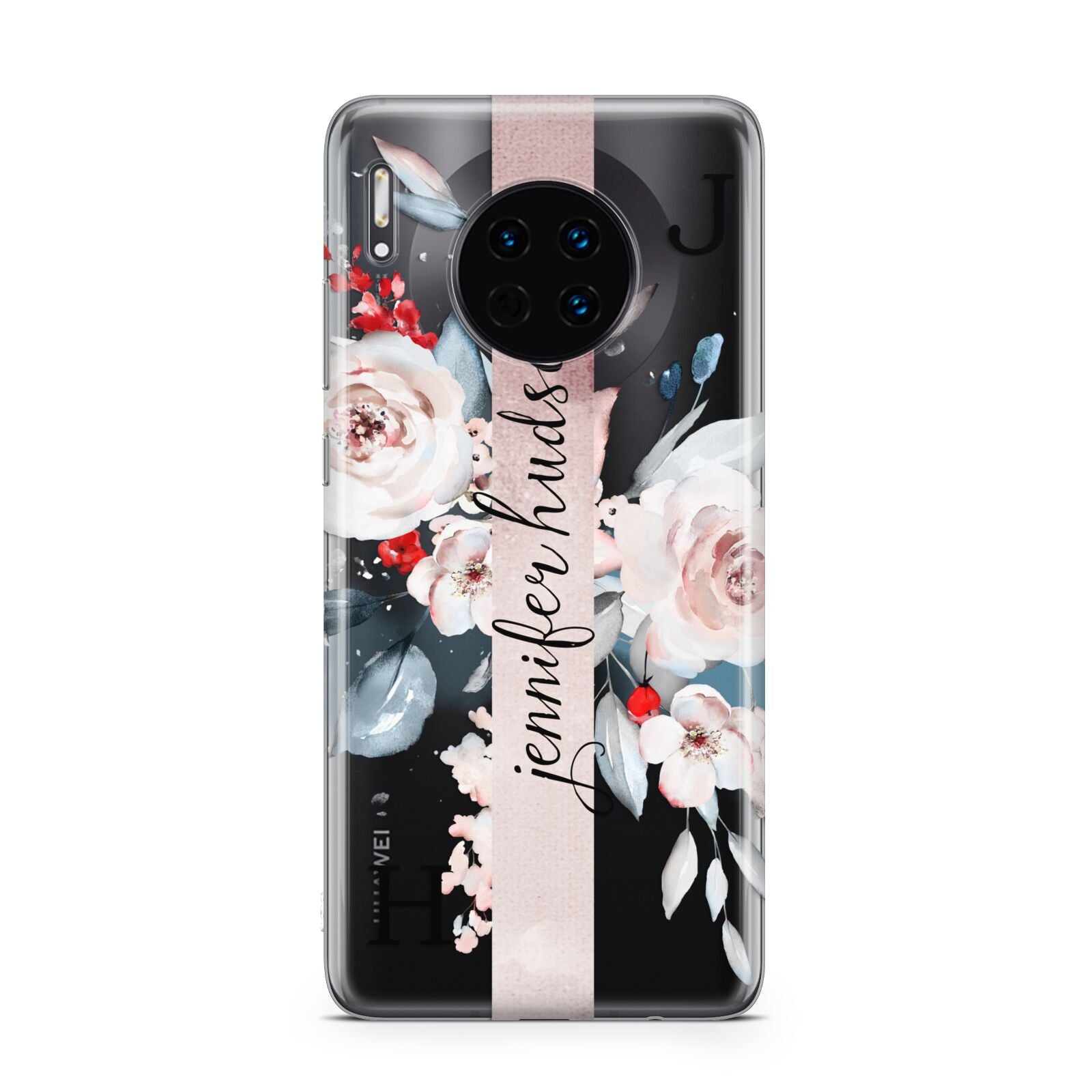 Personalised Watercolour Bouquet Roses Huawei Mate 30