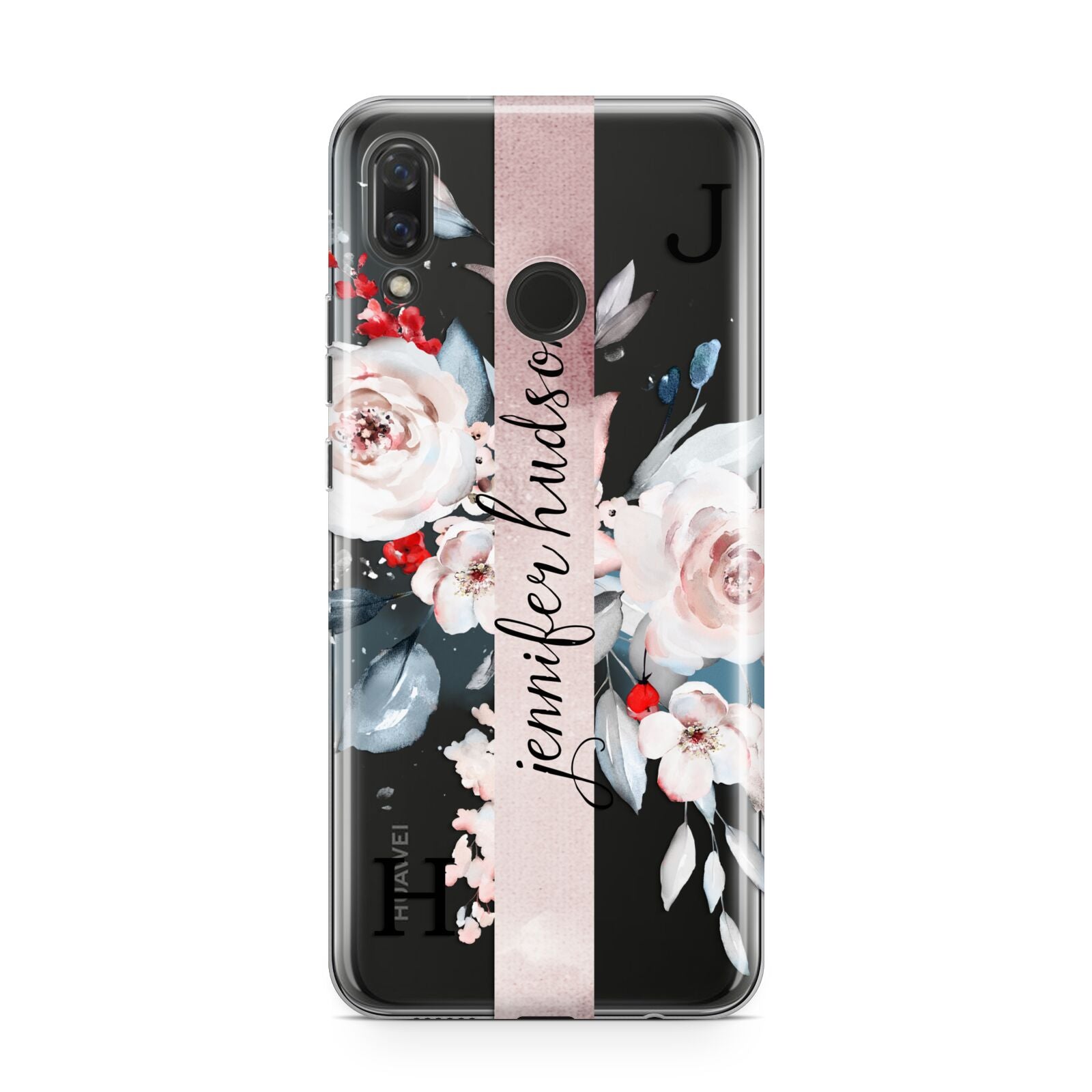 Personalised Watercolour Bouquet Roses Huawei Nova 3 Phone Case