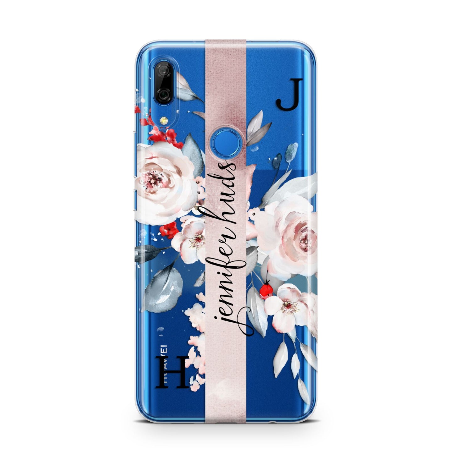 Personalised Watercolour Bouquet Roses Huawei P Smart Z