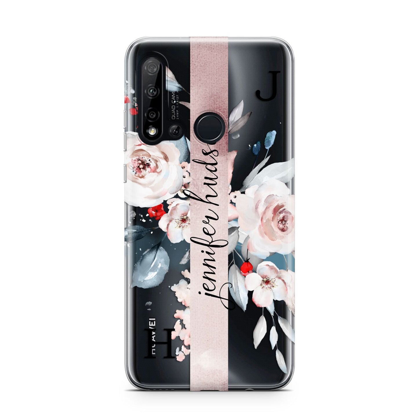 Personalised Watercolour Bouquet Roses Huawei P20 Lite 5G Phone Case