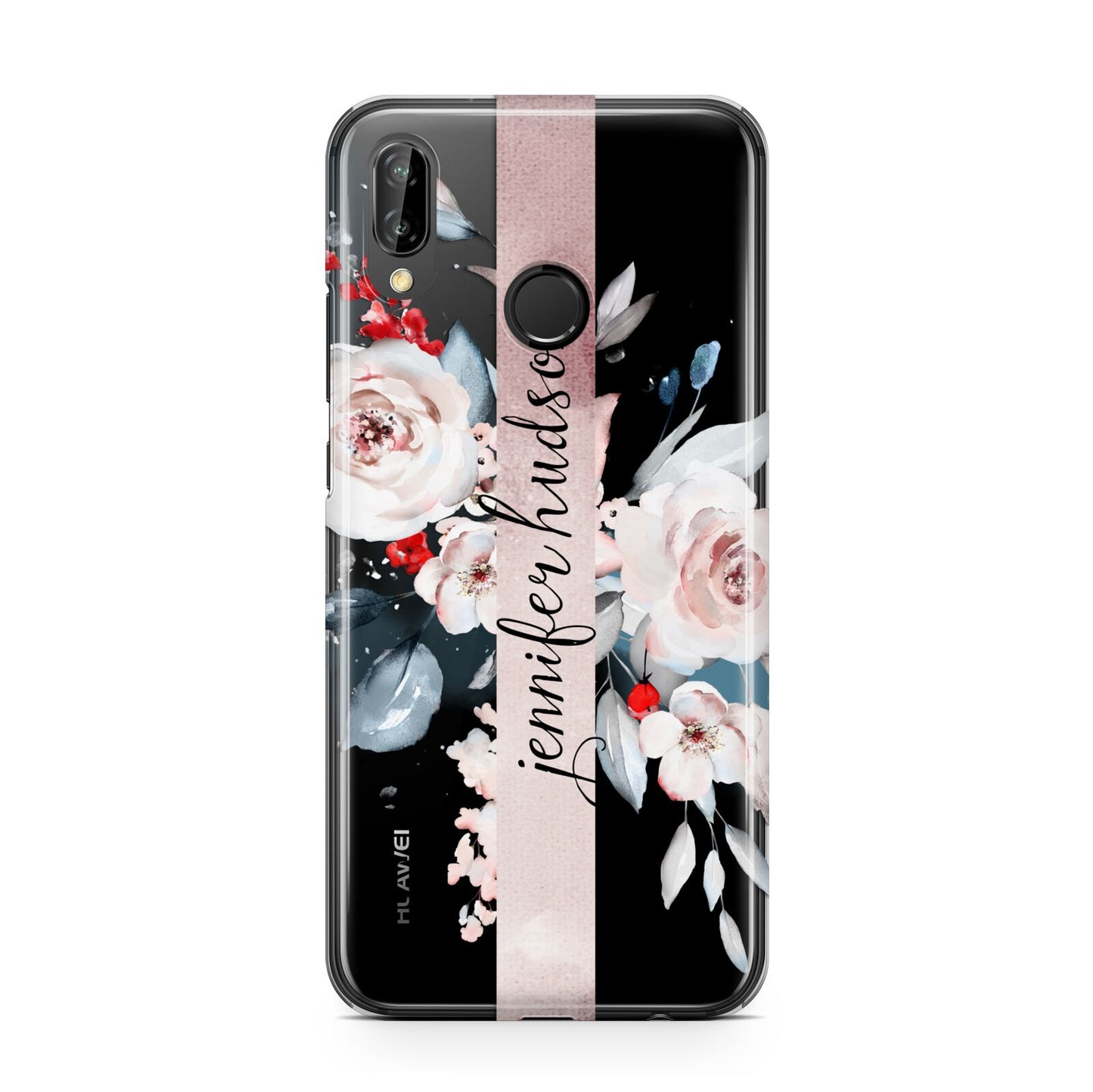 Personalised Watercolour Bouquet Roses Huawei P20 Lite Phone Case