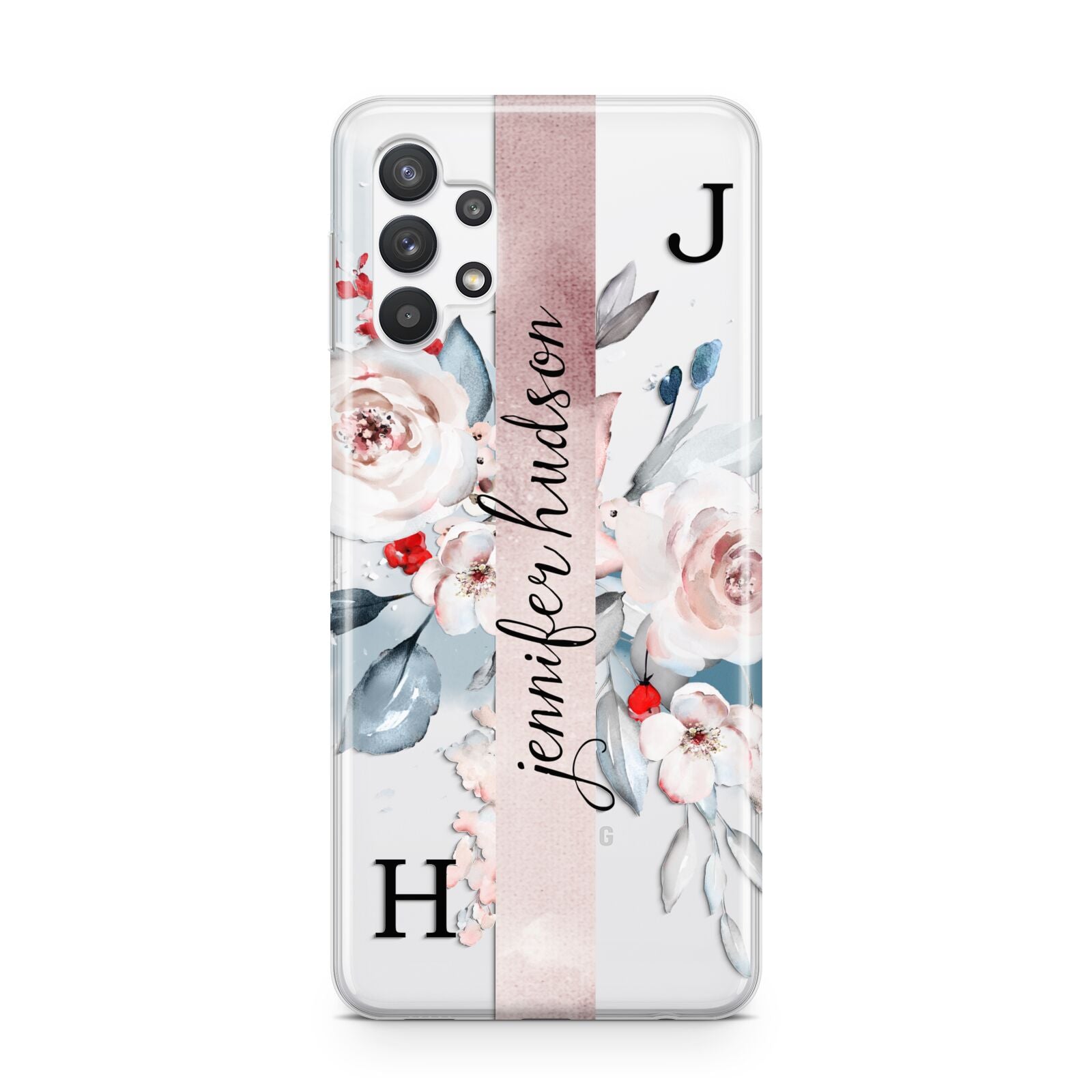 Personalised Watercolour Bouquet Roses Samsung A32 5G Case