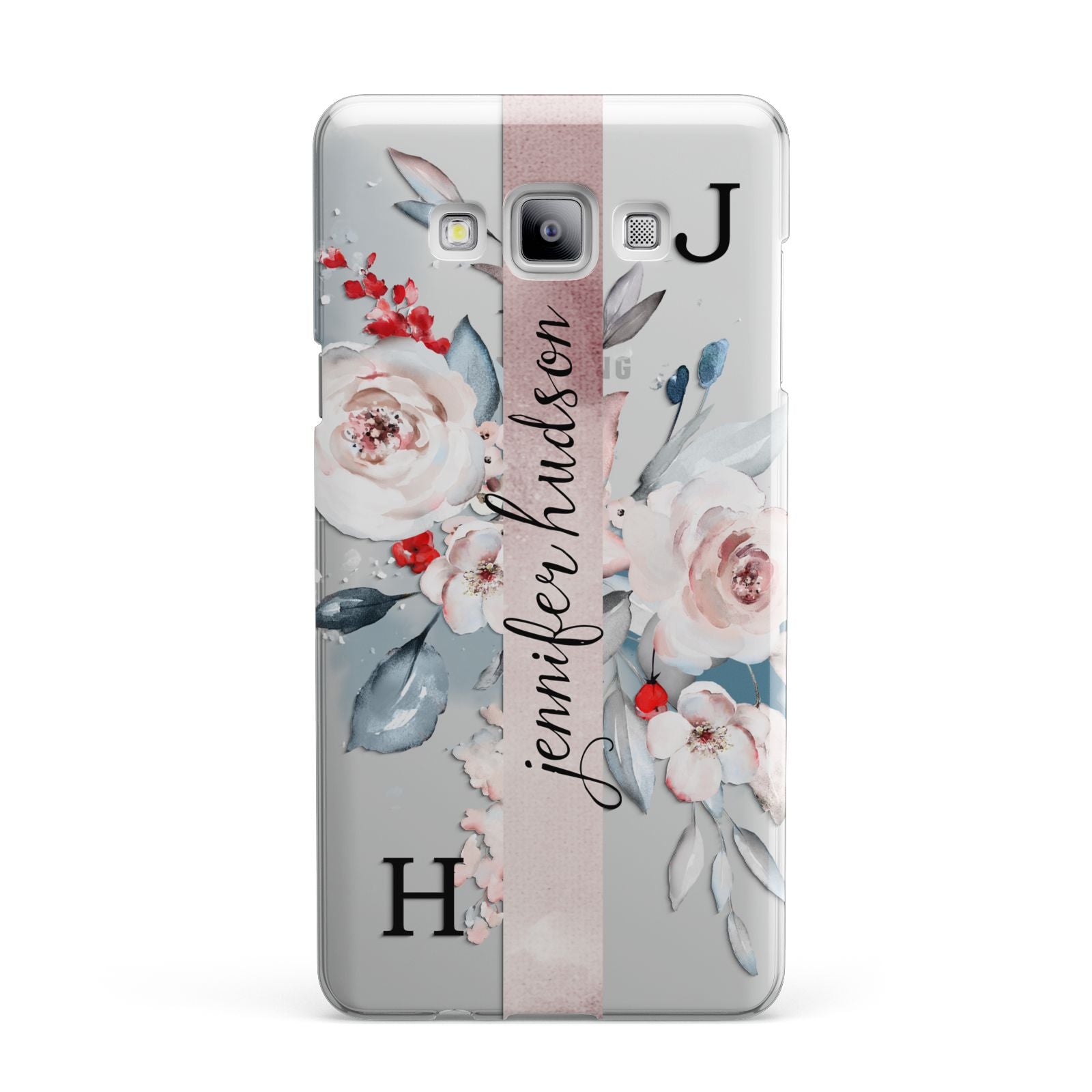 Personalised Watercolour Bouquet Roses Samsung Galaxy A7 2015 Case