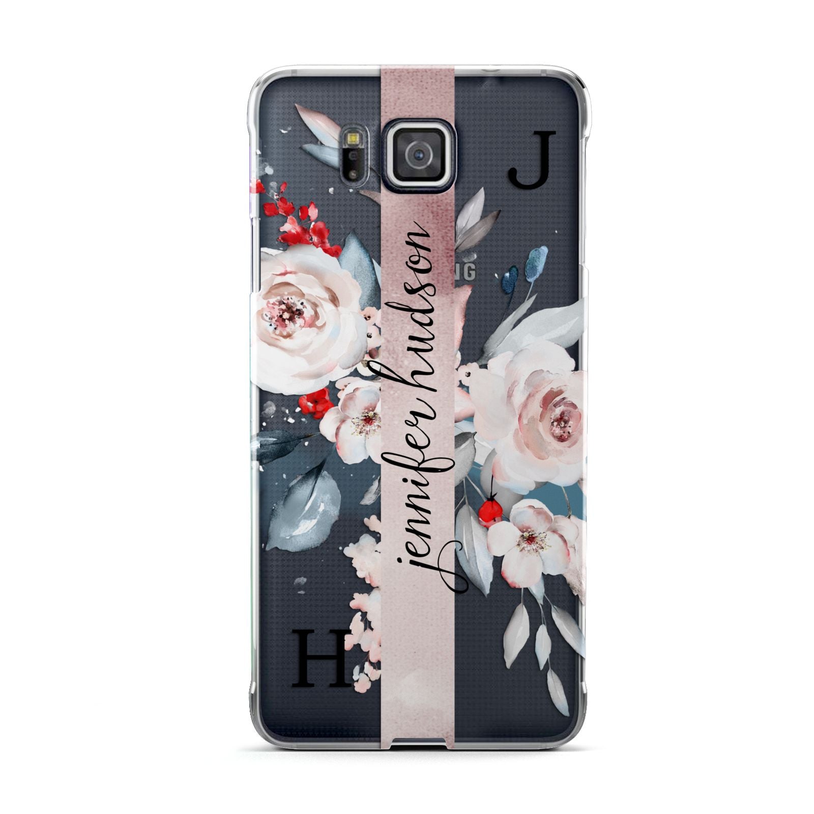 Personalised Watercolour Bouquet Roses Samsung Galaxy Alpha Case