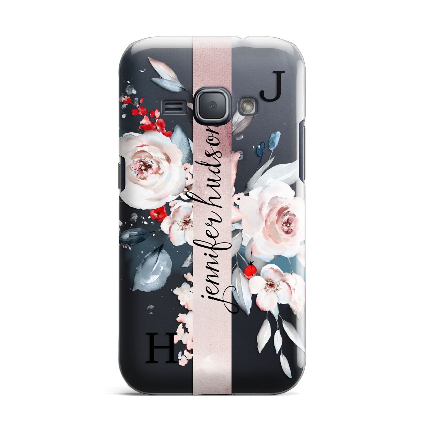 Personalised Watercolour Bouquet Roses Samsung Galaxy J1 2016 Case