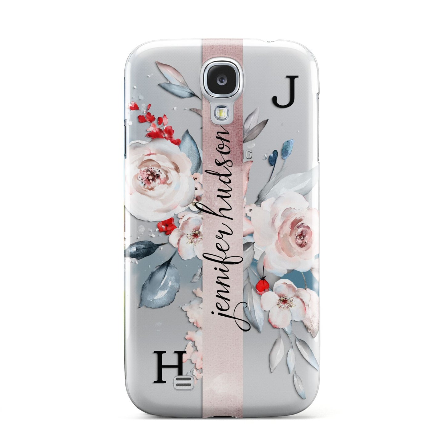 Personalised Watercolour Bouquet Roses Samsung Galaxy S4 Case