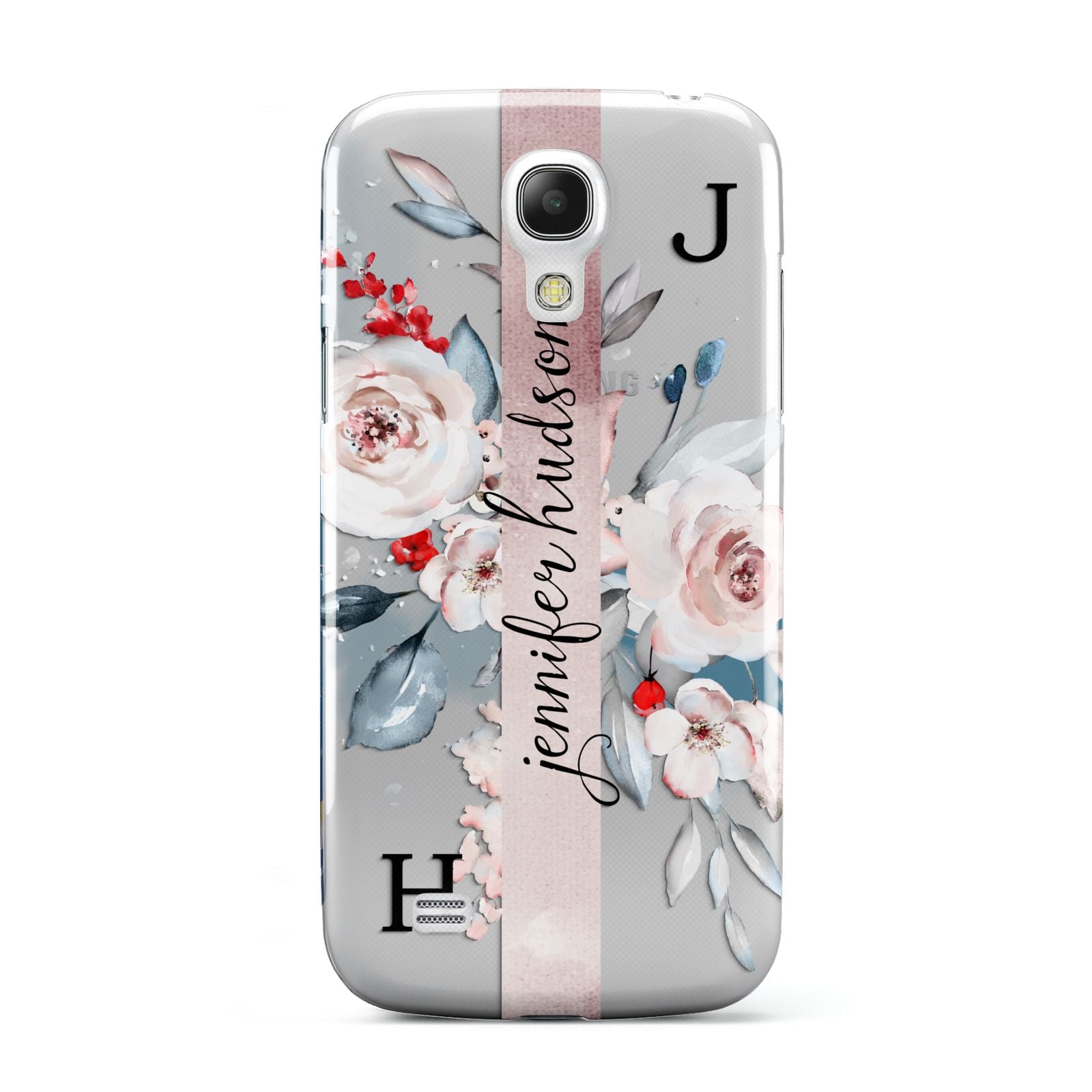 Personalised Watercolour Bouquet Roses Samsung Galaxy S4 Mini Case