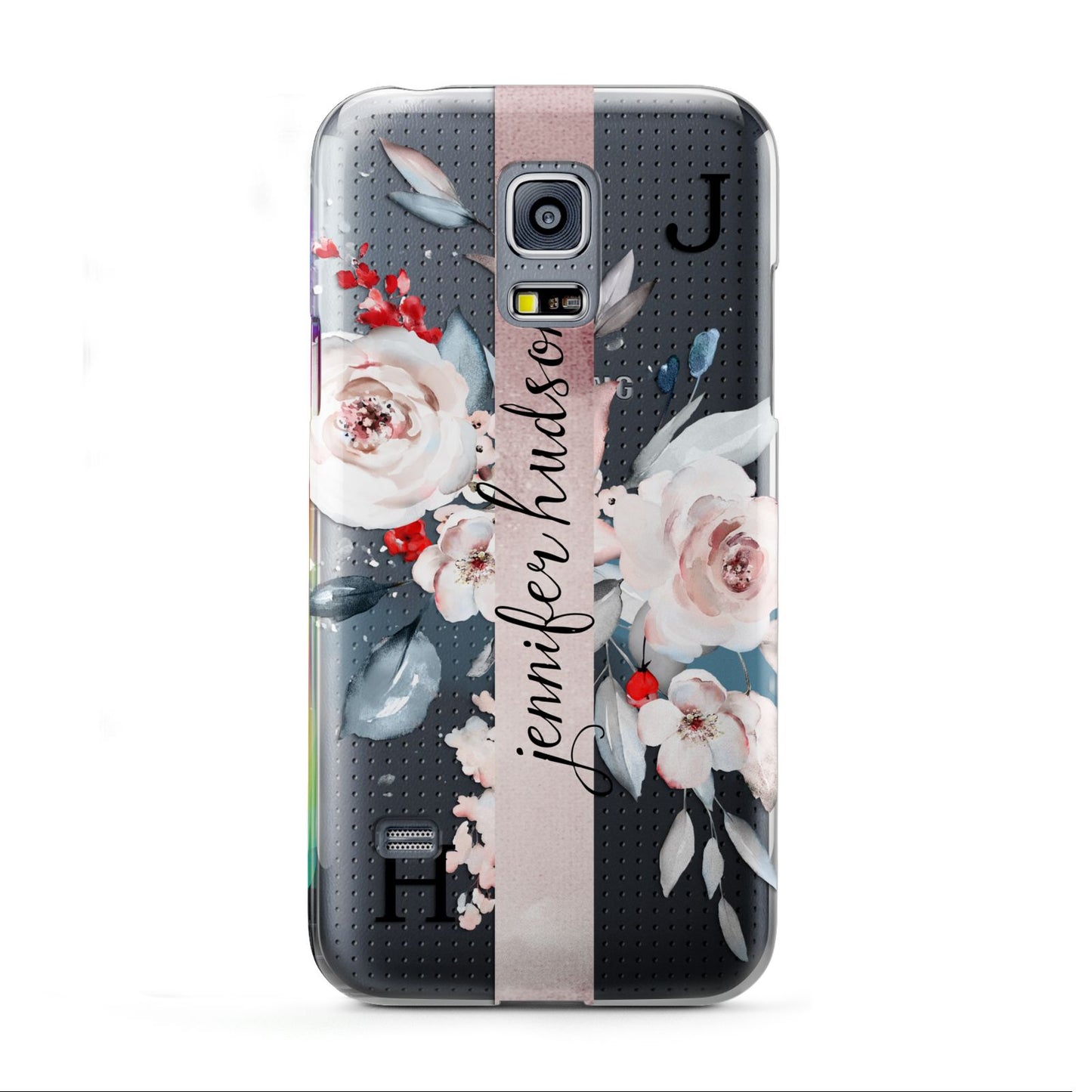 Personalised Watercolour Bouquet Roses Samsung Galaxy S5 Mini Case