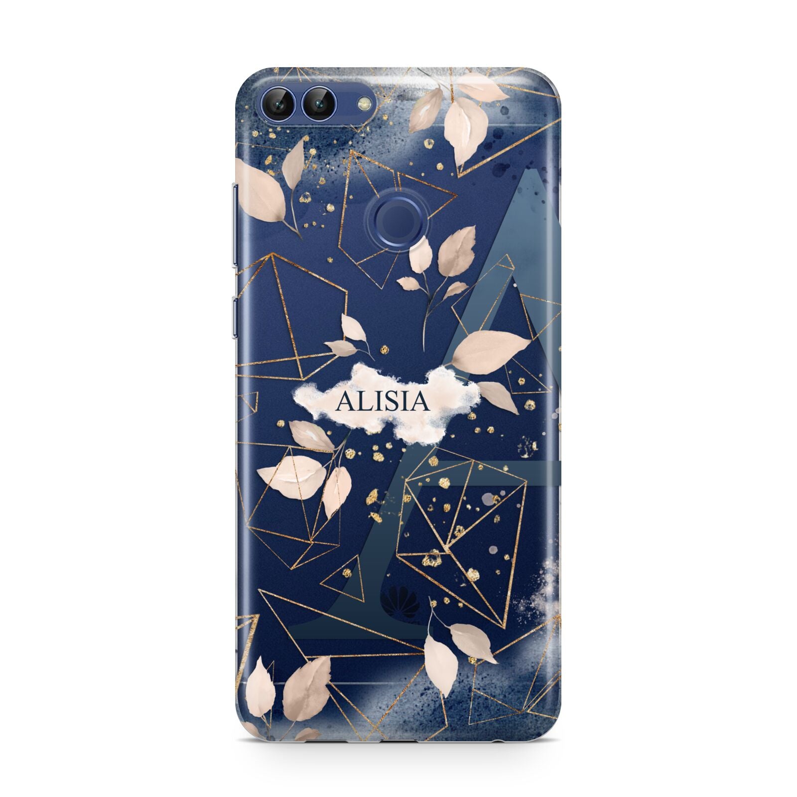 Personalised Watercolour Geometric Huawei P Smart Case