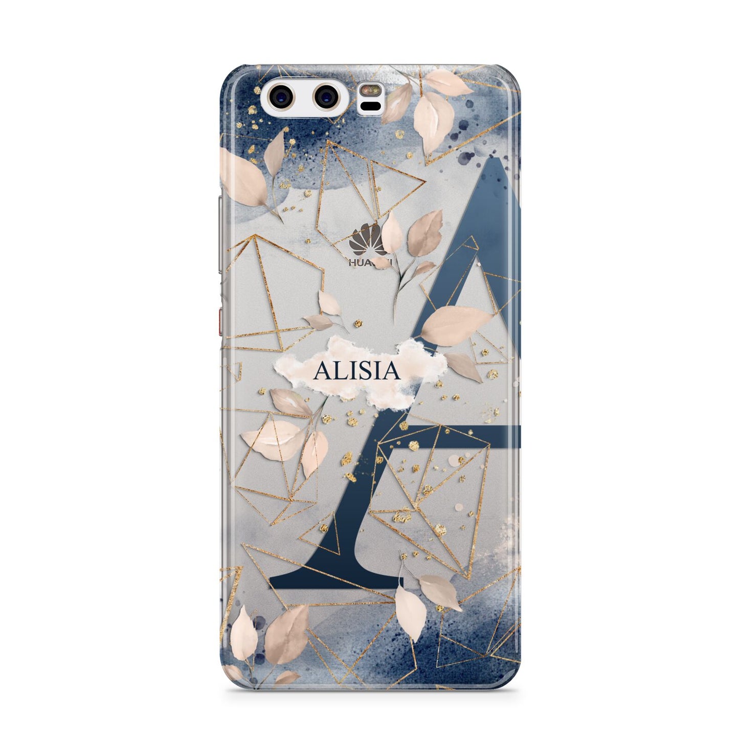 Personalised Watercolour Geometric Huawei P10 Phone Case