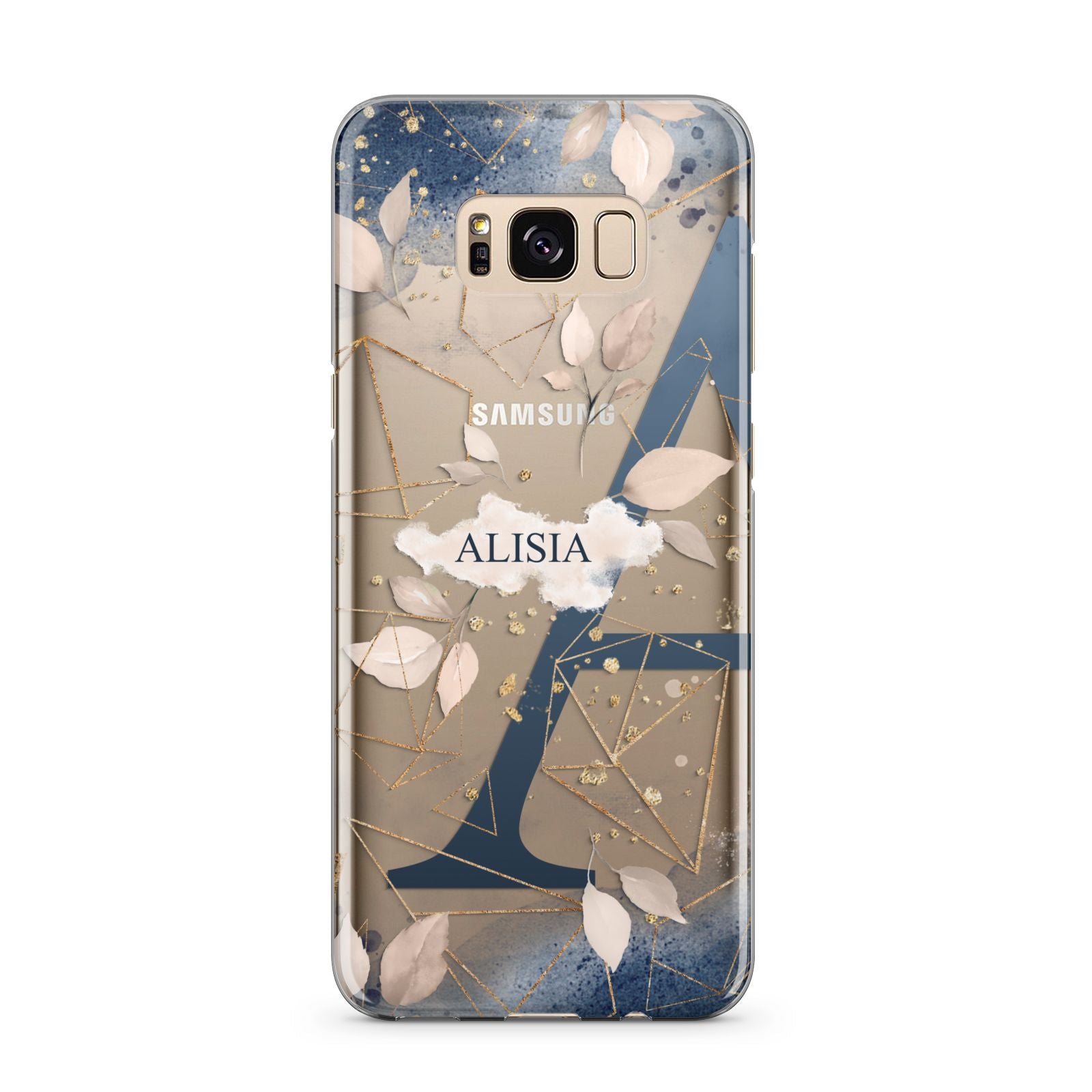 Personalised Watercolour Geometric Samsung Galaxy S8 Plus Case