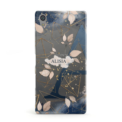 Personalised Watercolour Geometric Sony Xperia Case