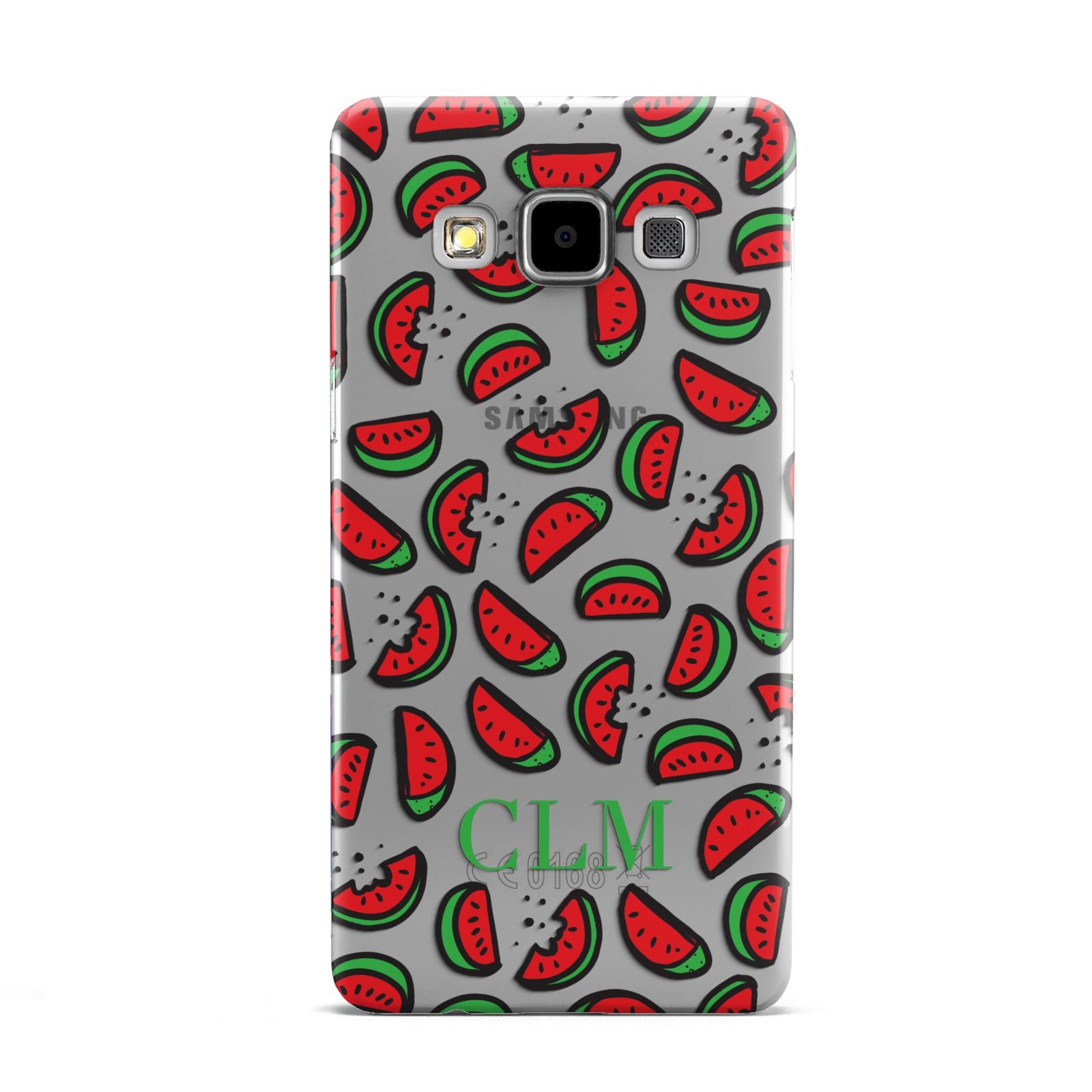 Personalised Watermelon Initials Samsung Galaxy A5 Case