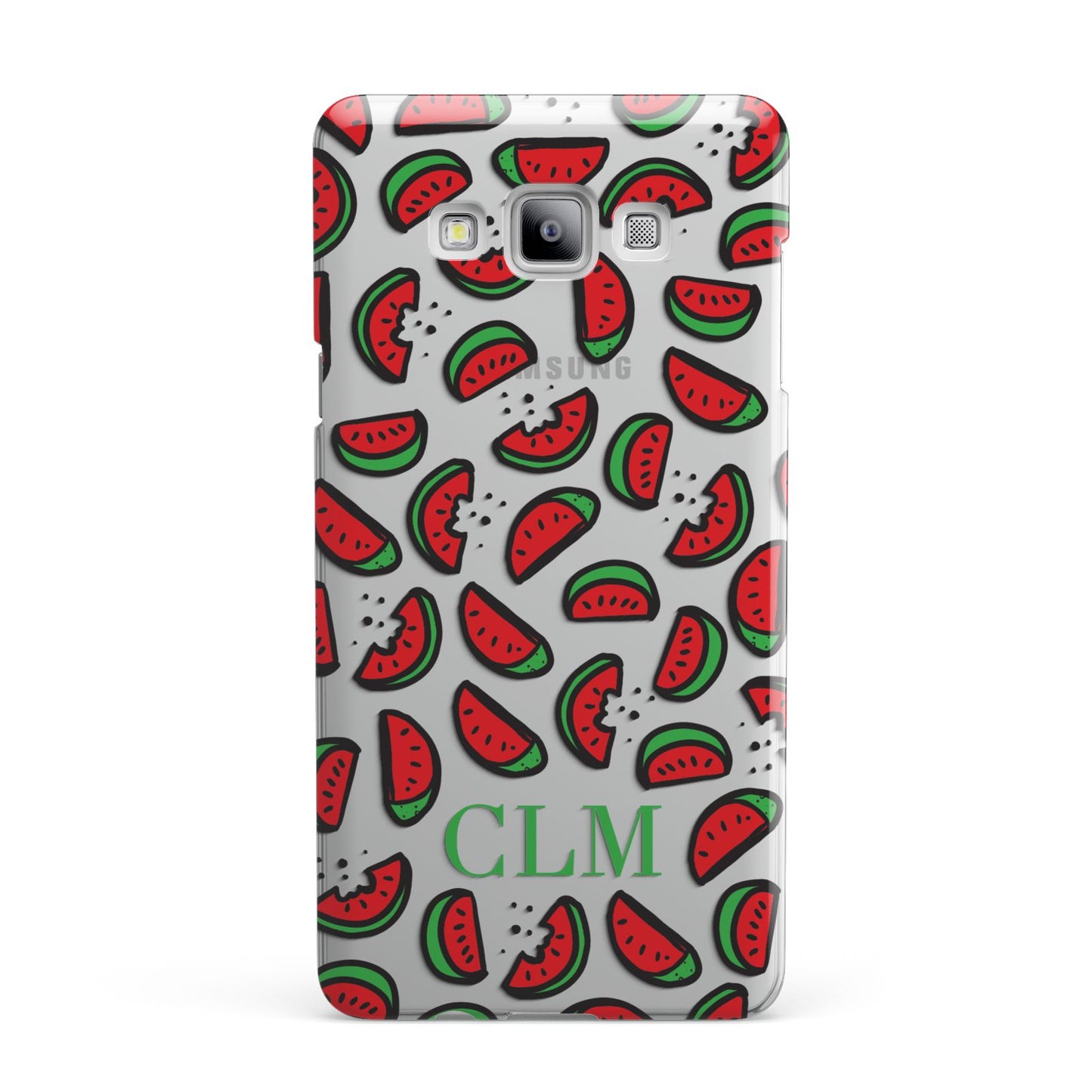 Personalised Watermelon Initials Samsung Galaxy A7 2015 Case