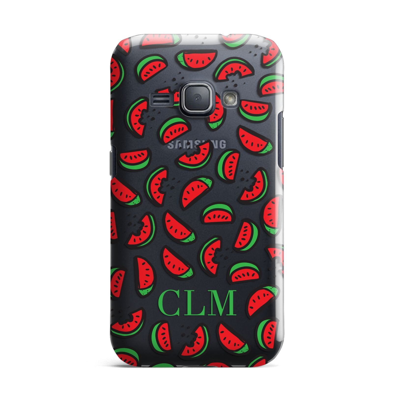 Personalised Watermelon Initials Samsung Galaxy J1 2016 Case