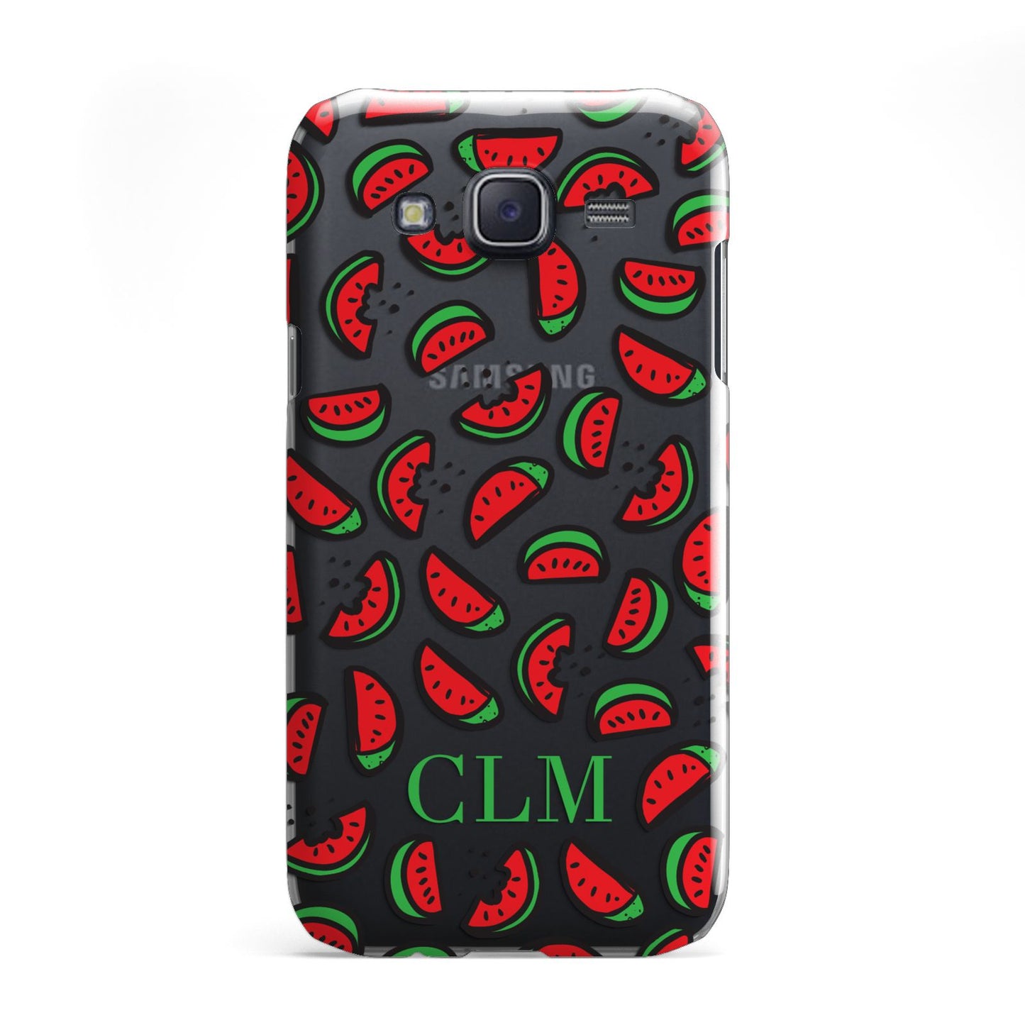 Personalised Watermelon Initials Samsung Galaxy J5 Case