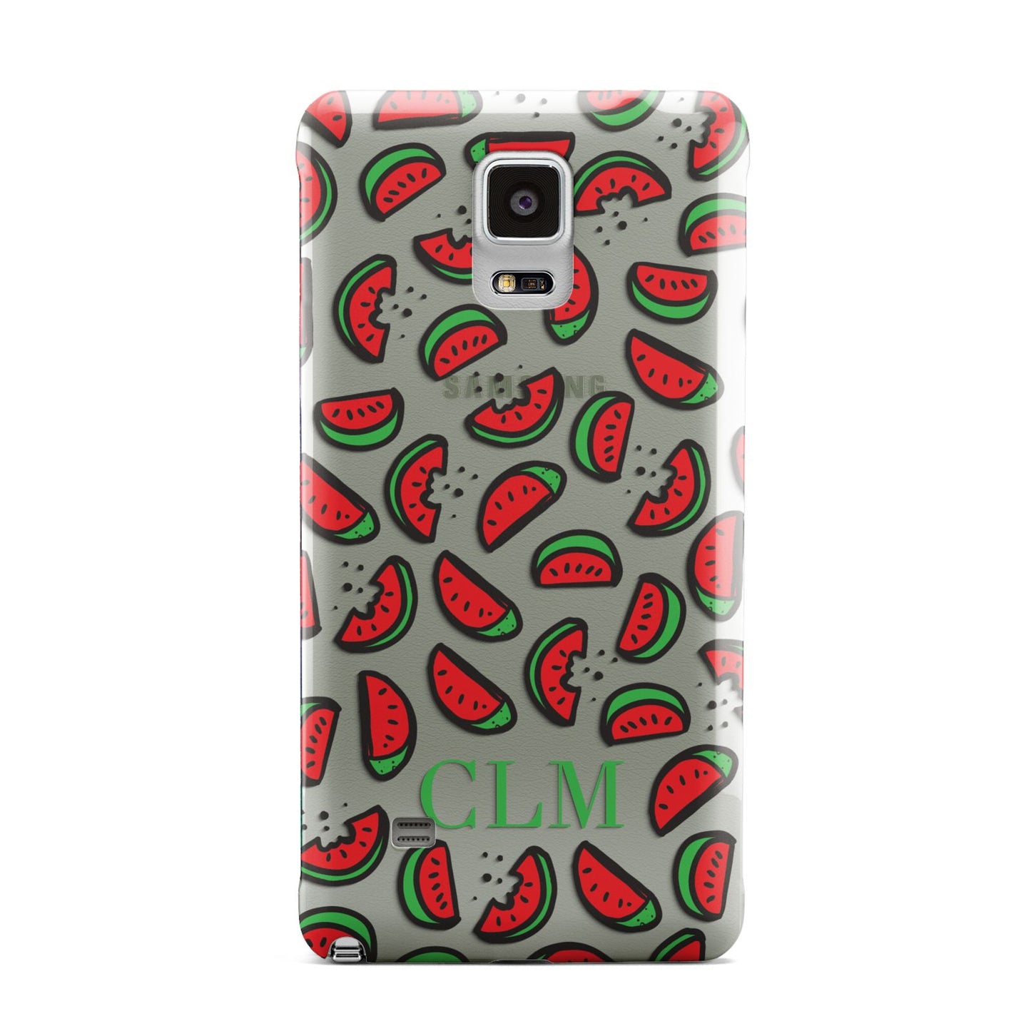 Personalised Watermelon Initials Samsung Galaxy Note 4 Case