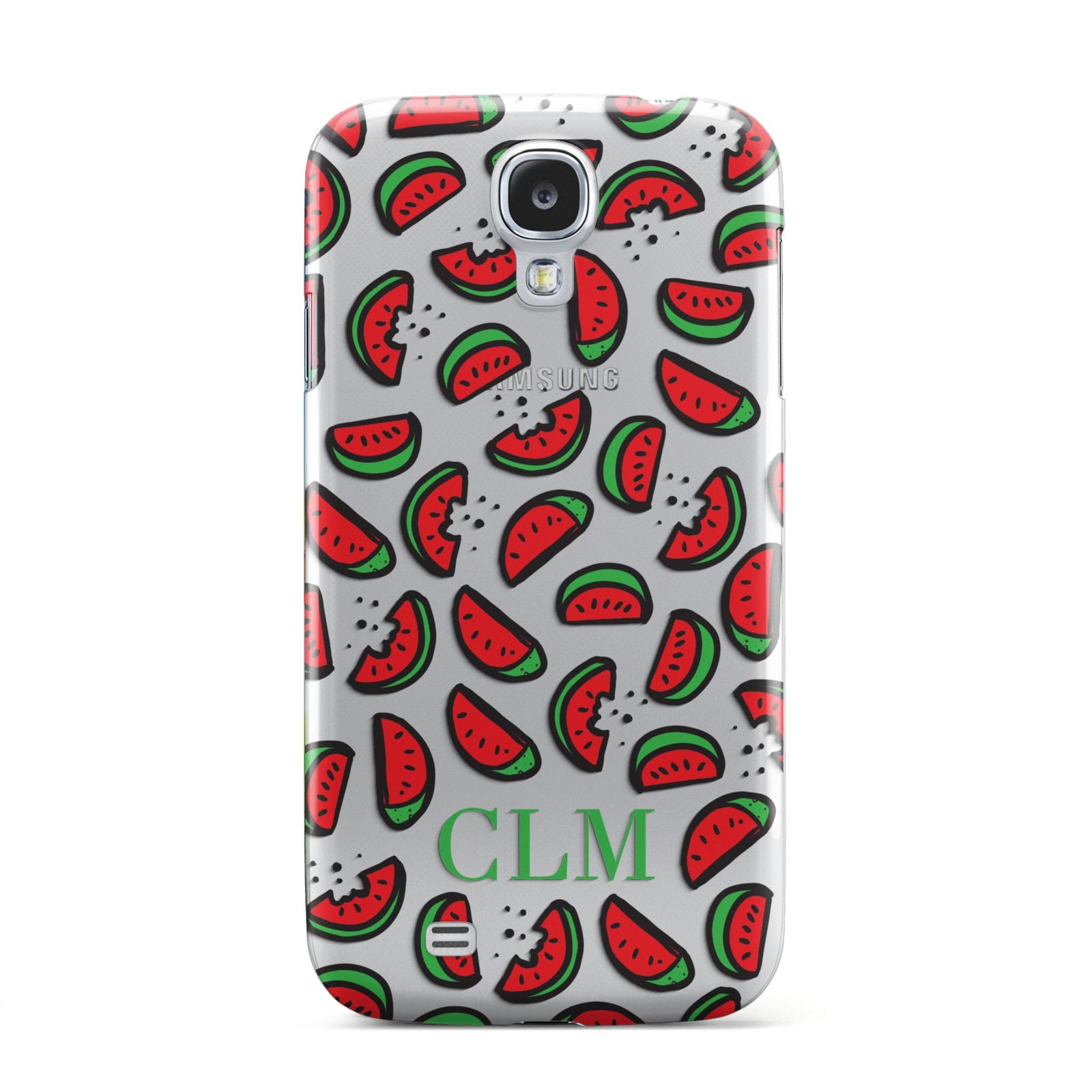 Personalised Watermelon Initials Samsung Galaxy S4 Case