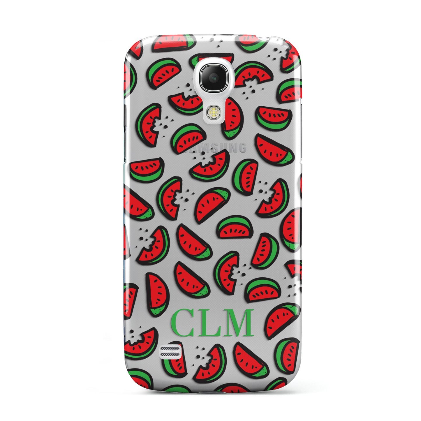 Personalised Watermelon Initials Samsung Galaxy S4 Mini Case