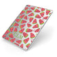 Personalised Watermelon Monogram Apple iPad Case on Silver iPad Side View