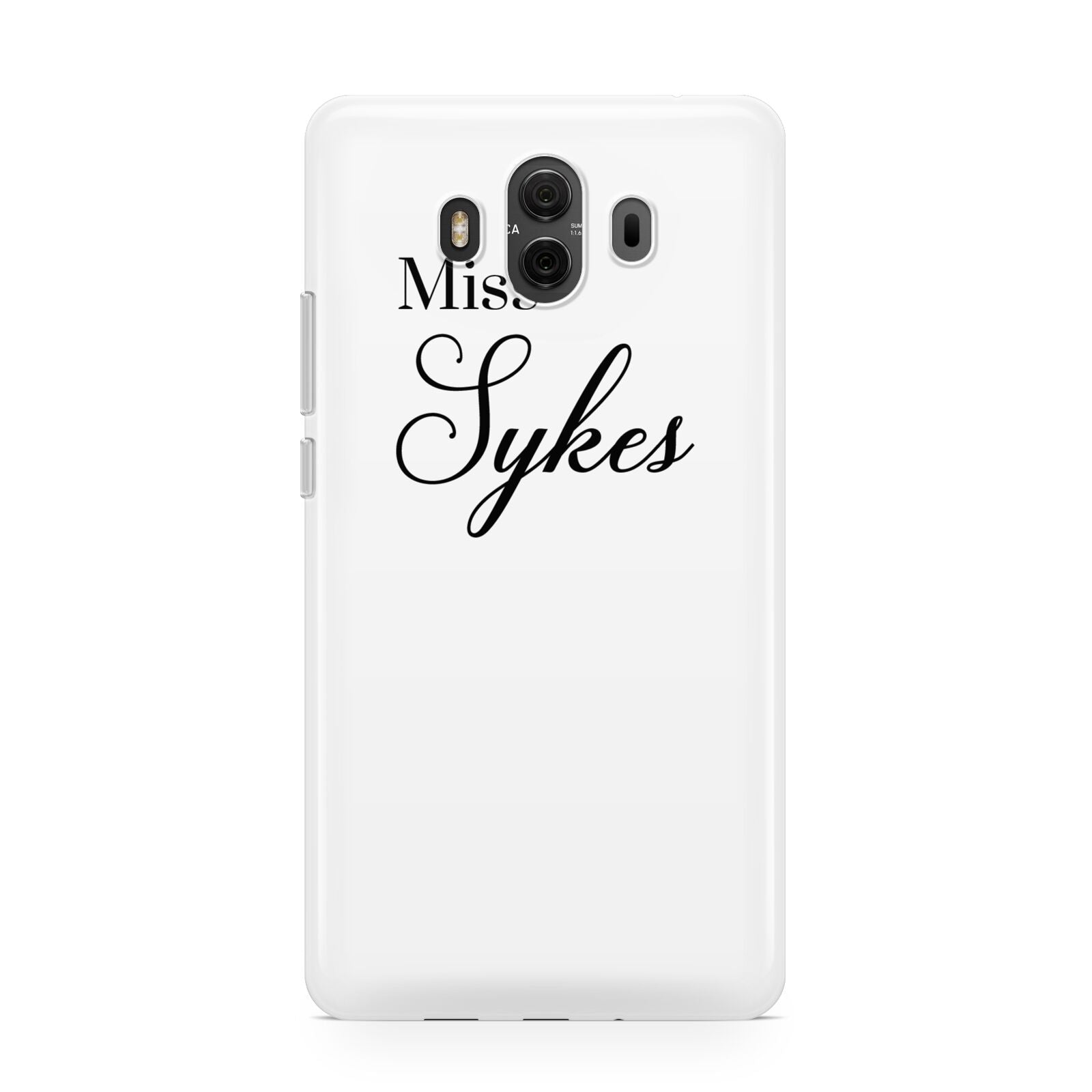 Personalised Wedding Name Miss Huawei Mate 10 Protective Phone Case