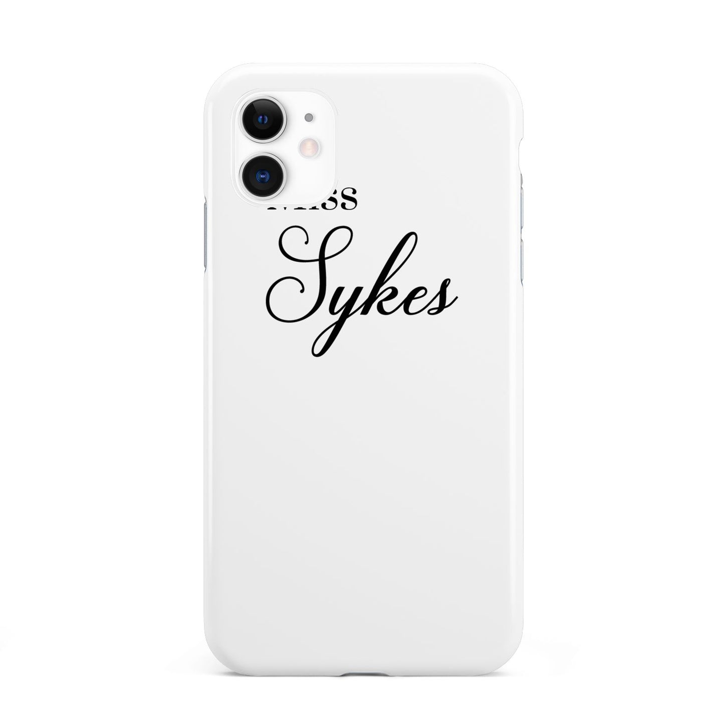 Personalised Wedding Name Miss iPhone 11 3D Tough Case