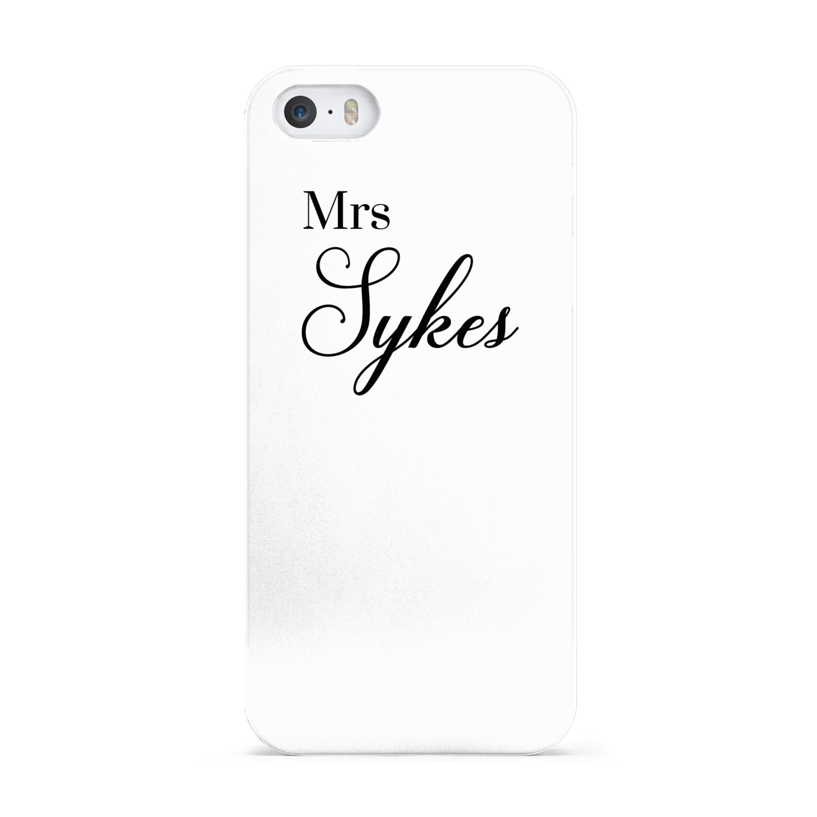 Personalised Wedding Name Mrs Apple iPhone 5 Case