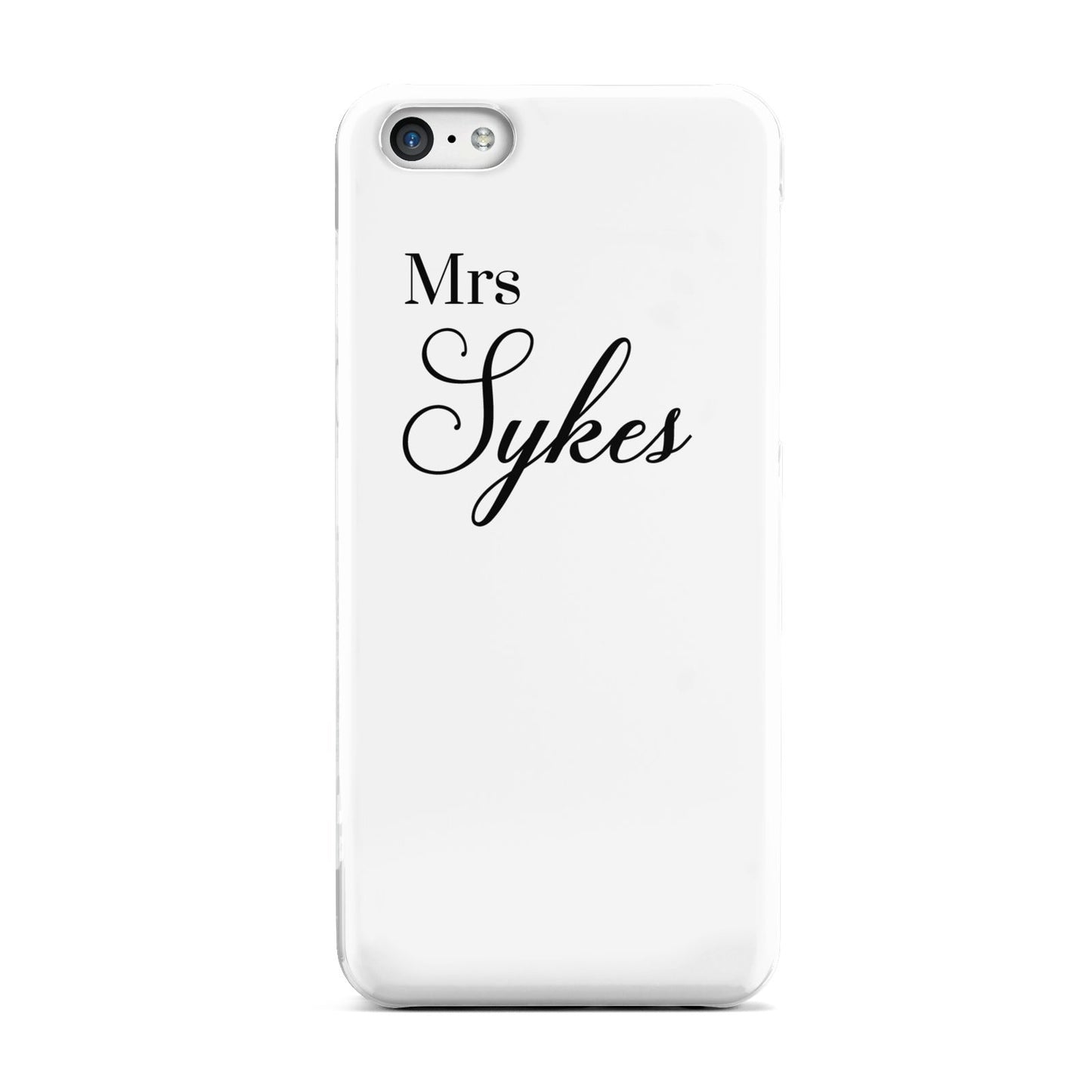 Personalised Wedding Name Mrs Apple iPhone 5c Case