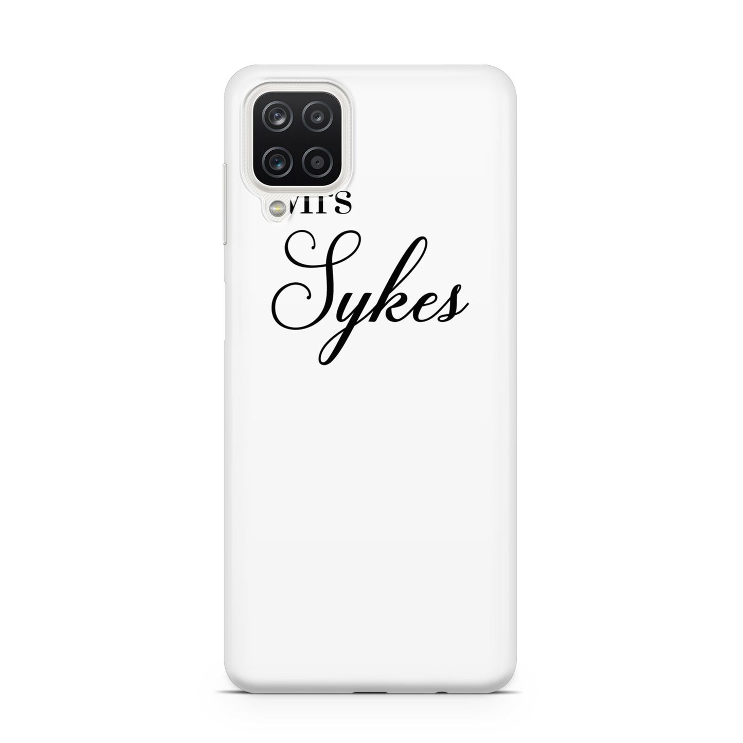 Personalised Wedding Name Mrs Samsung M12 Case