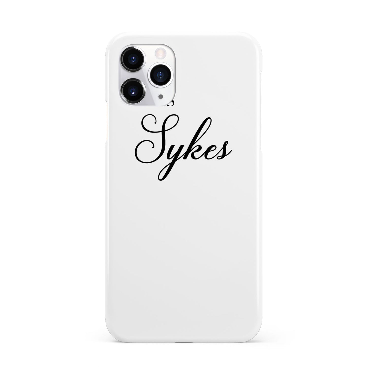 Personalised Wedding Name Mrs iPhone 11 Pro 3D Snap Case